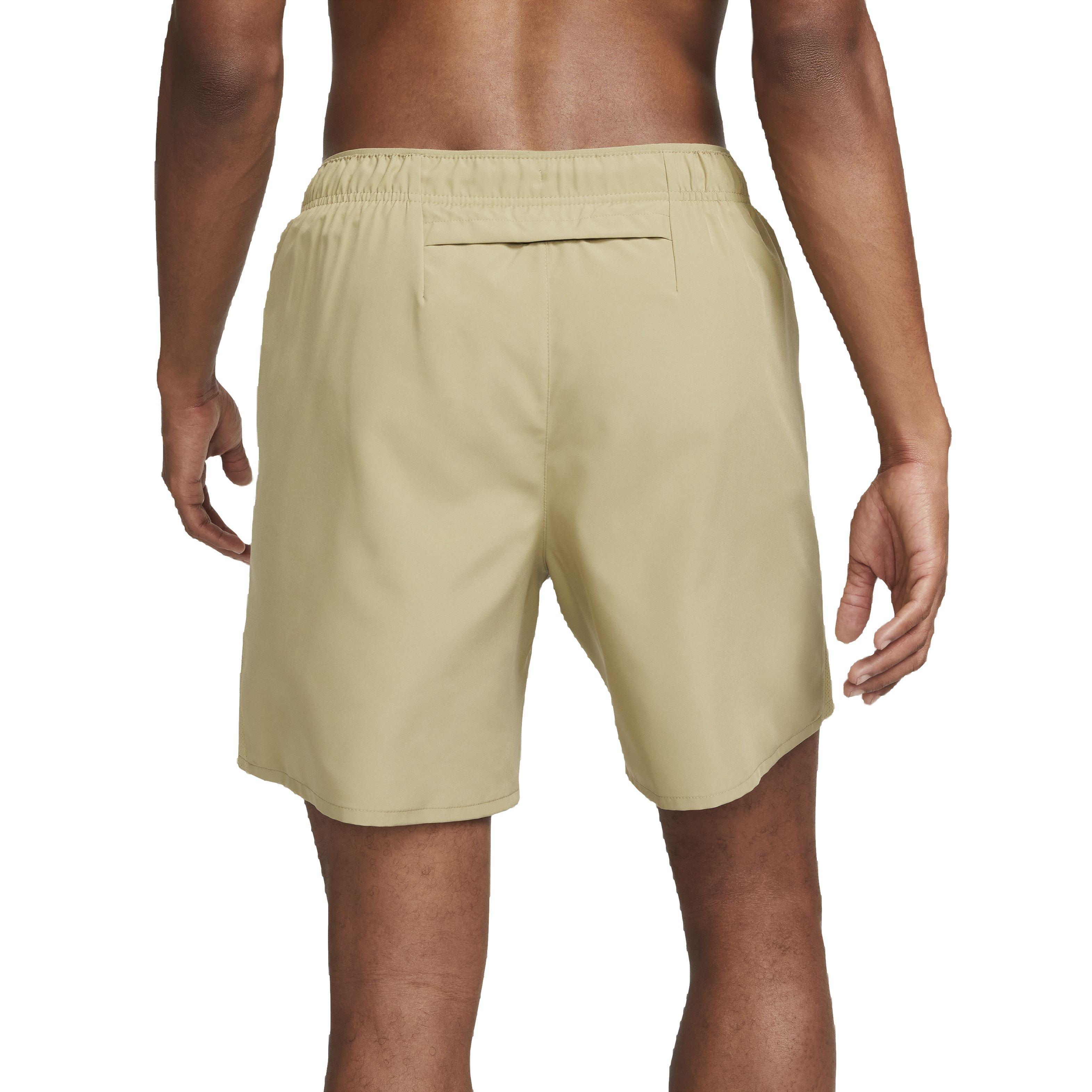 Nike Men's Dri-FIT Challenger 7" Brief-Lined Running Shorts - BROWN Thumbnail View 3