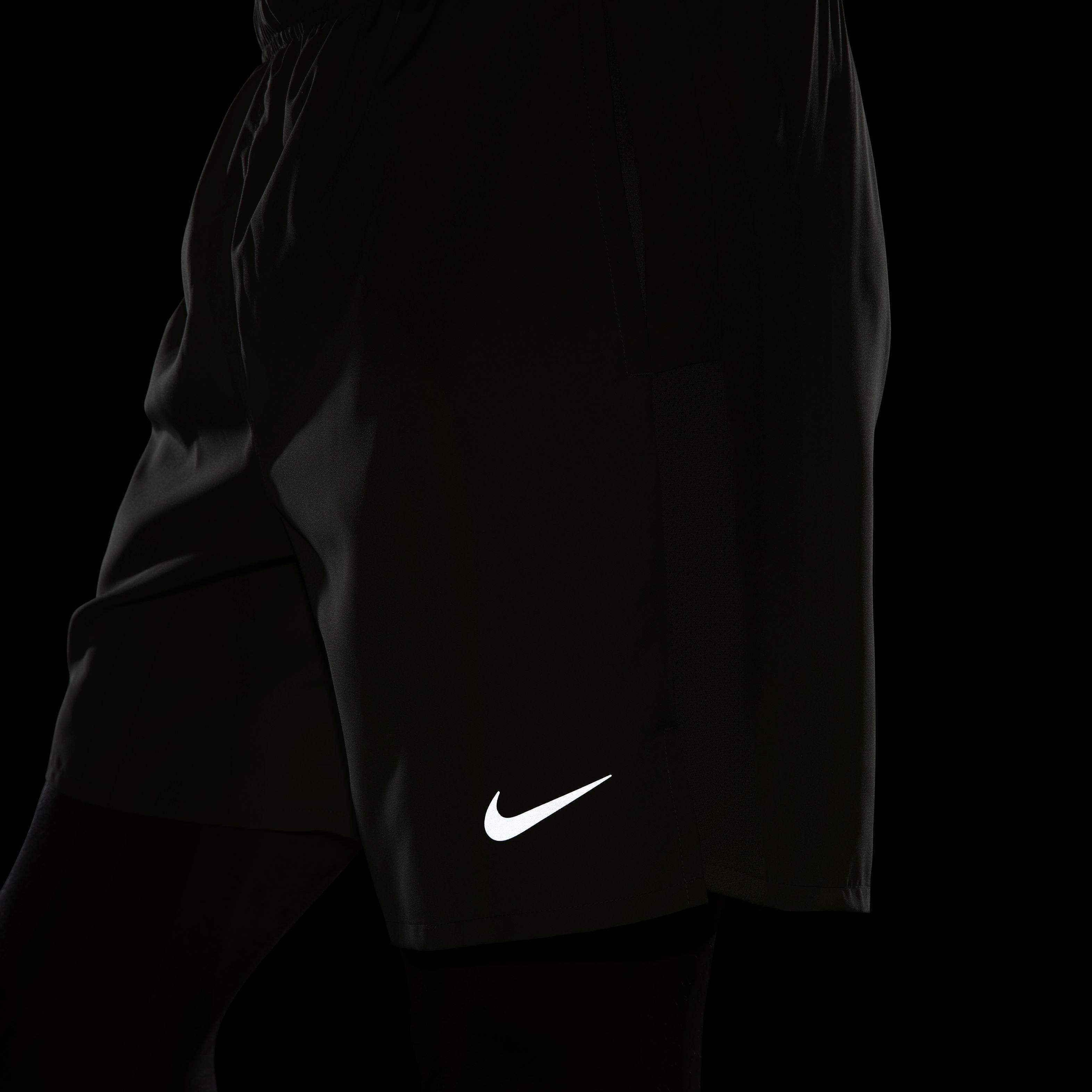 Nike Men's Dri-FIT Challenger 7" Brief-Lined Running Shorts - BROWN Thumbnail View 7