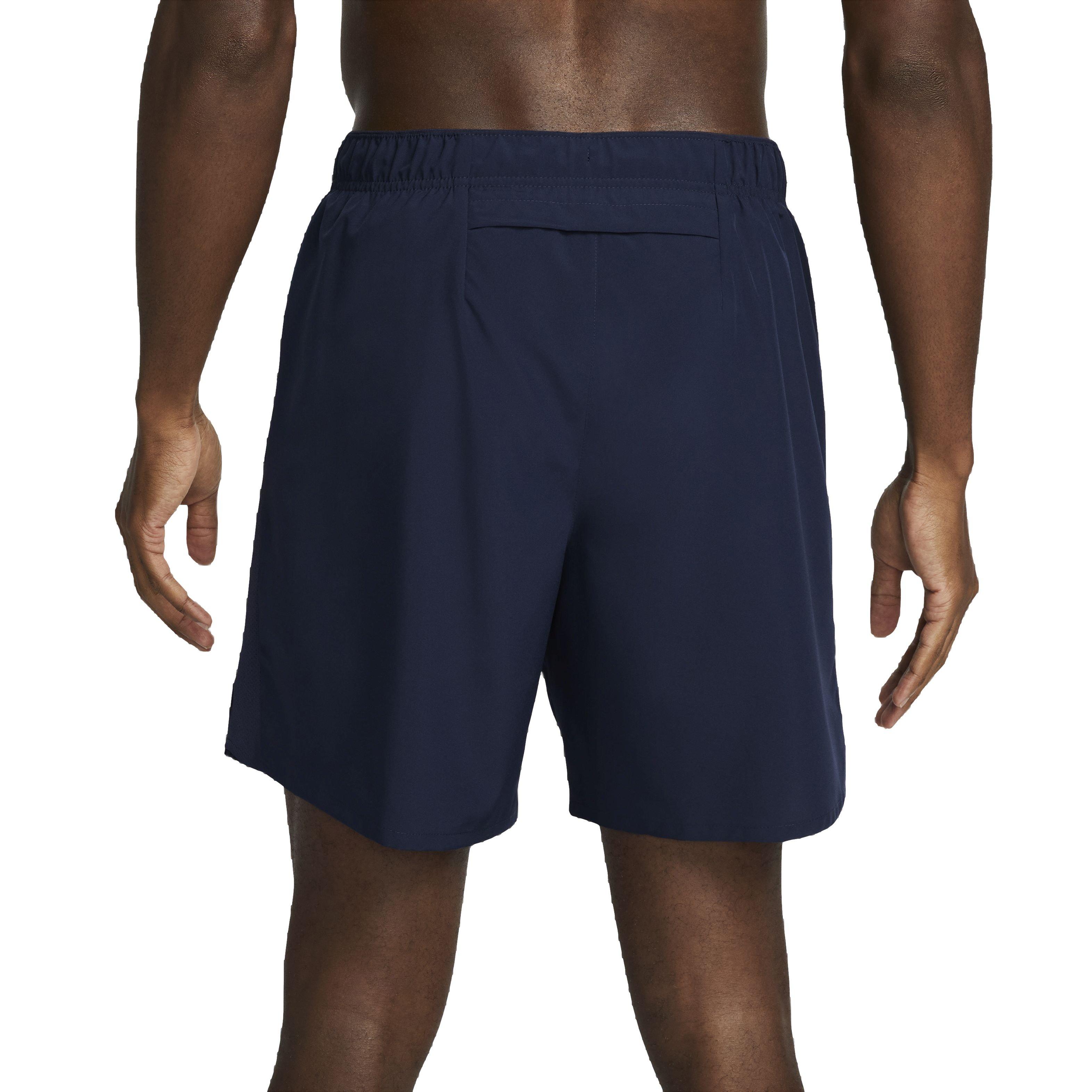 Nike Men's Dri-FIT Challenger 7" Brief-Lined Running Shorts - BLUE Thumbnail View 3
