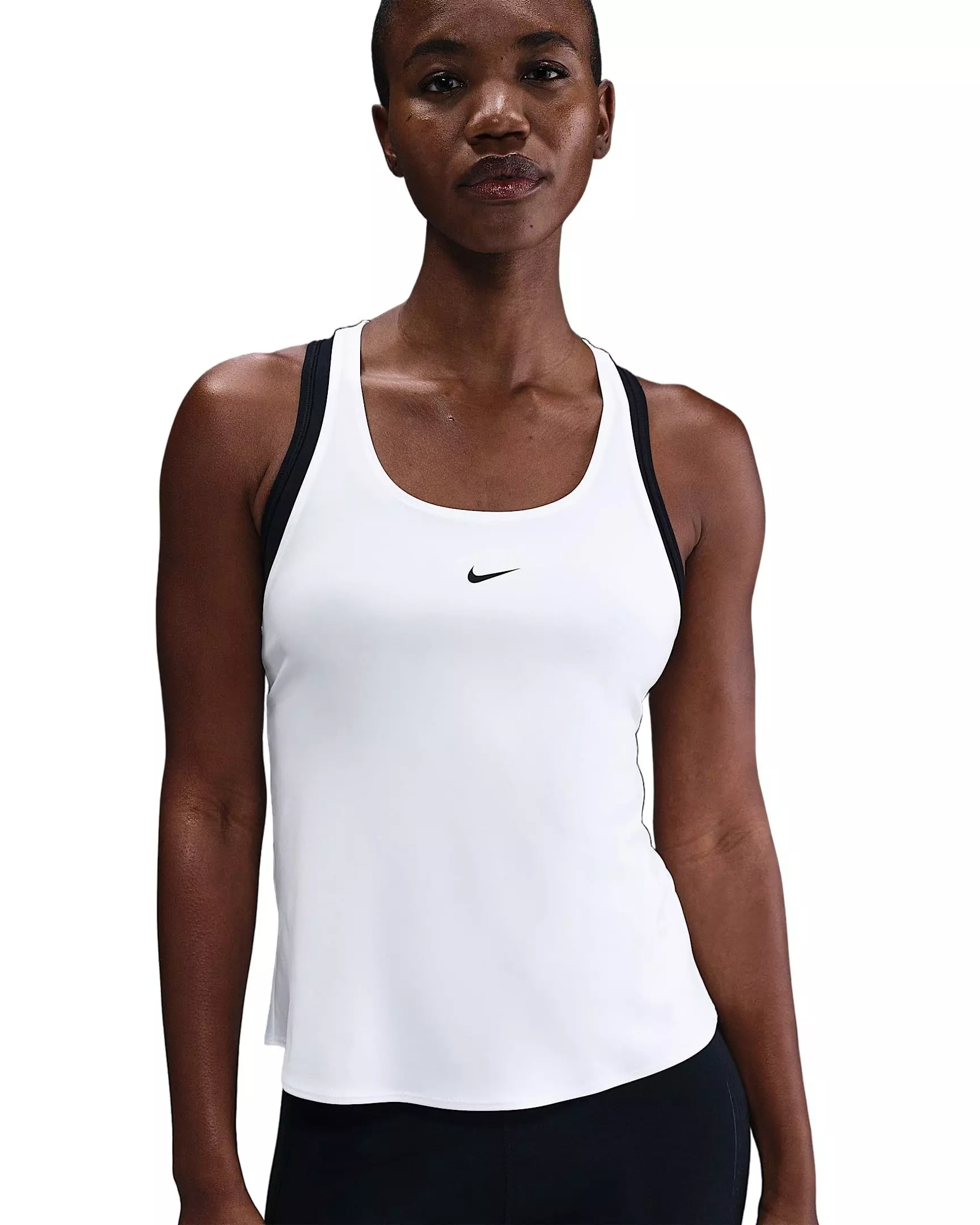 Nike Women's Pro Dri-FIT Elastika Tank Top - White - WHITE