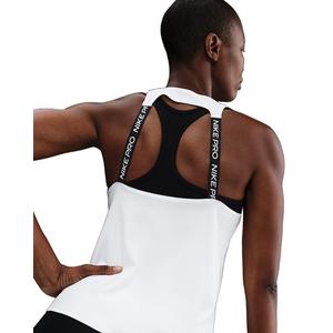 Nike Women's Pro Dri-FIT Elastika Tank Top -White
