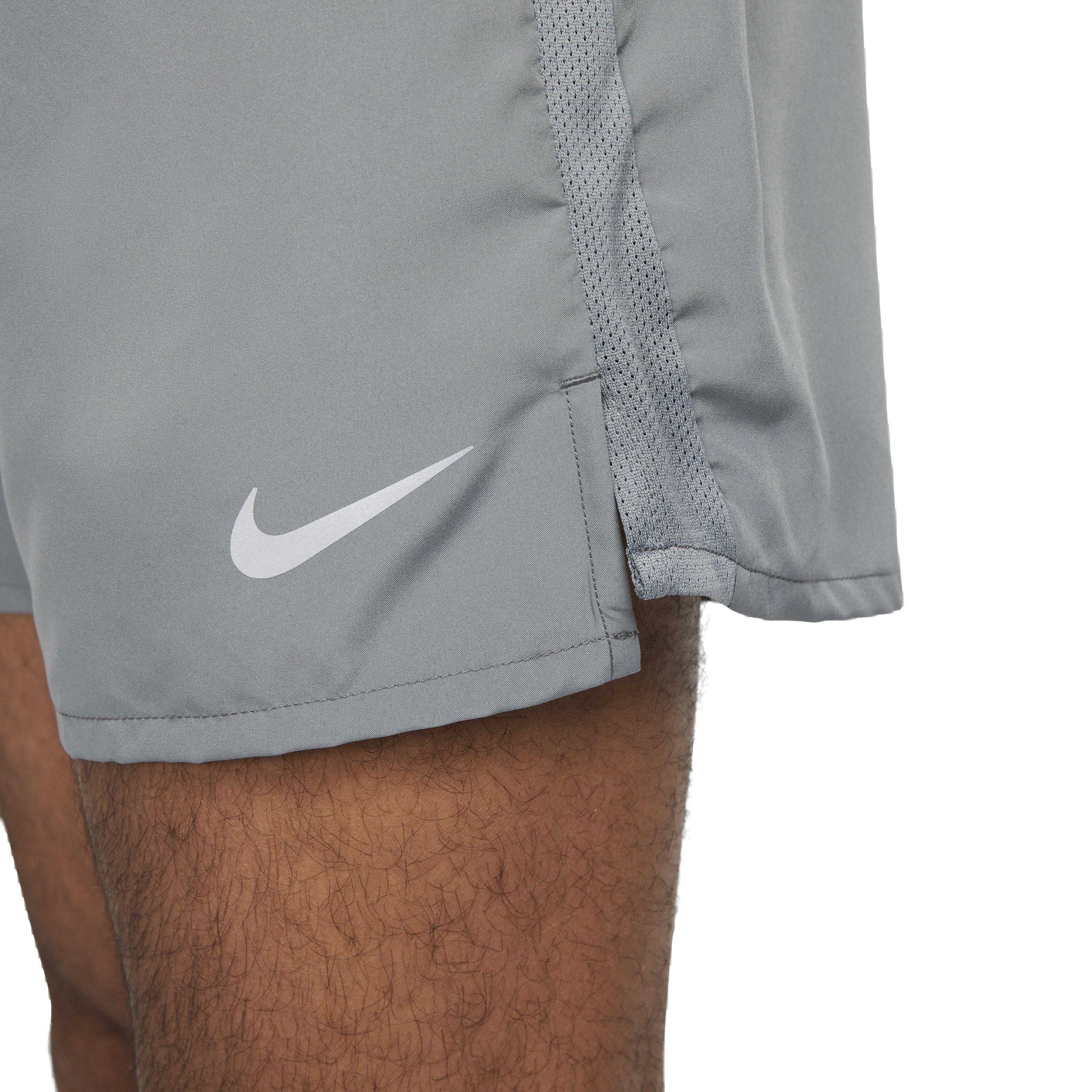 Nike Men's Dri-FIT Challenger 5" Brief-Lined Versatile Shorts - GREY Thumbnail View 5