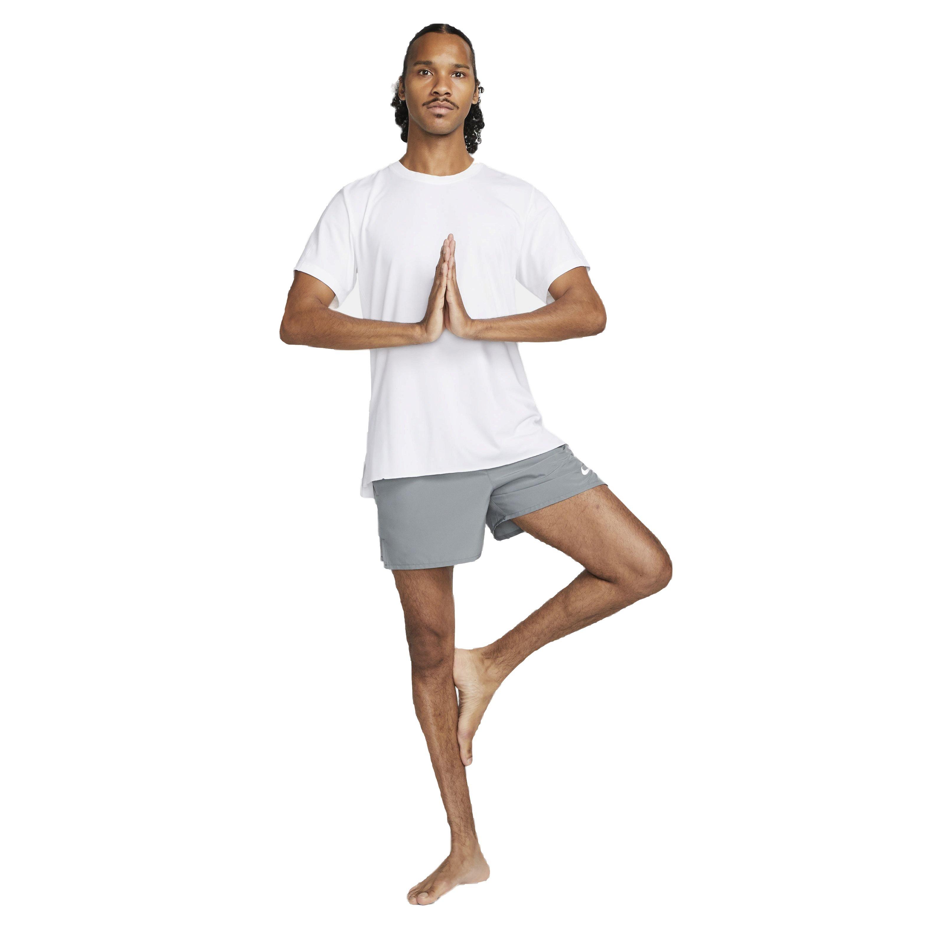 Nike Men's Dri-FIT Challenger 5" Brief-Lined Versatile Shorts - GREY Thumbnail View 8