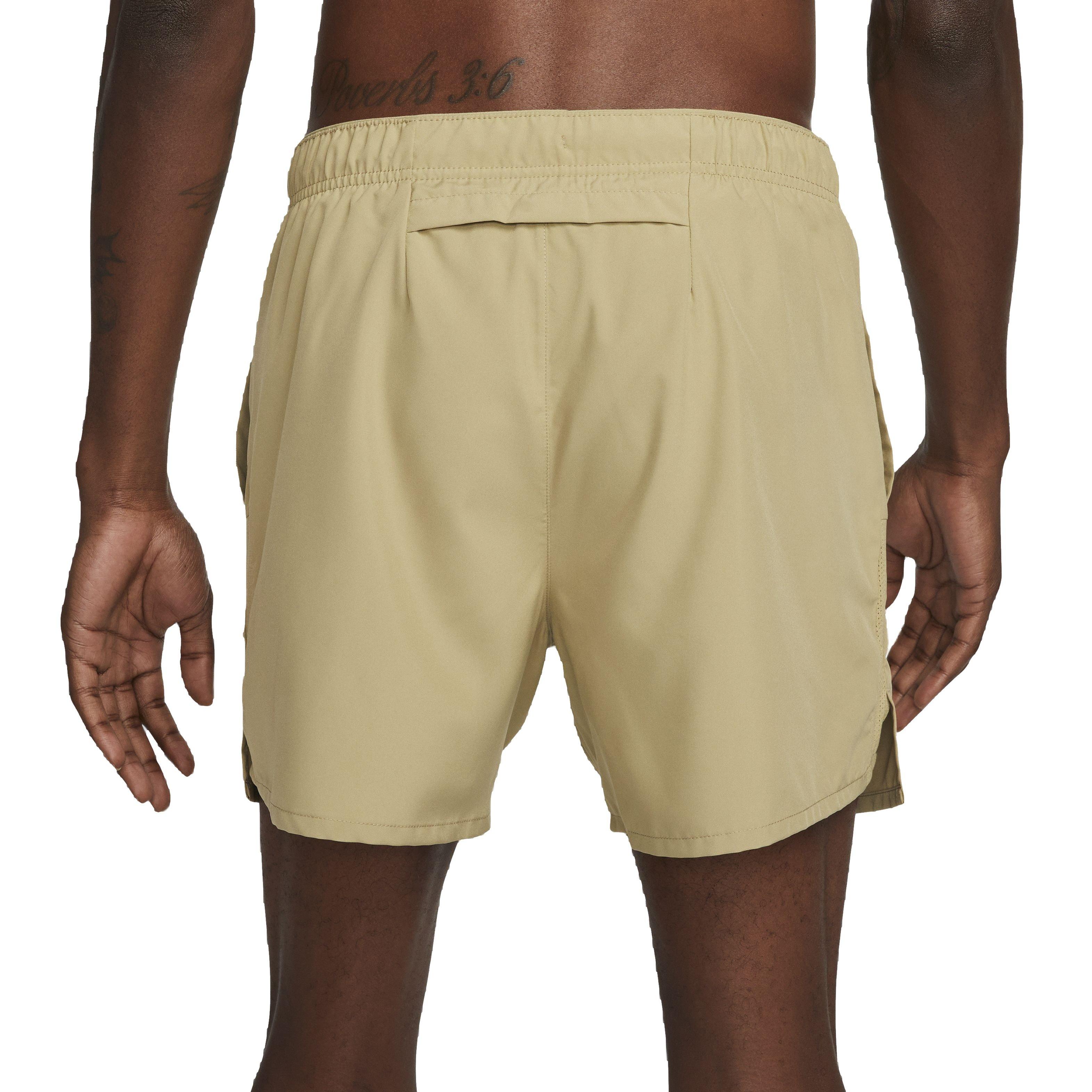 Nike Men's Dri-FIT Challenger 5" Brief-Lined Versatile Shorts - BROWN Thumbnail View 3