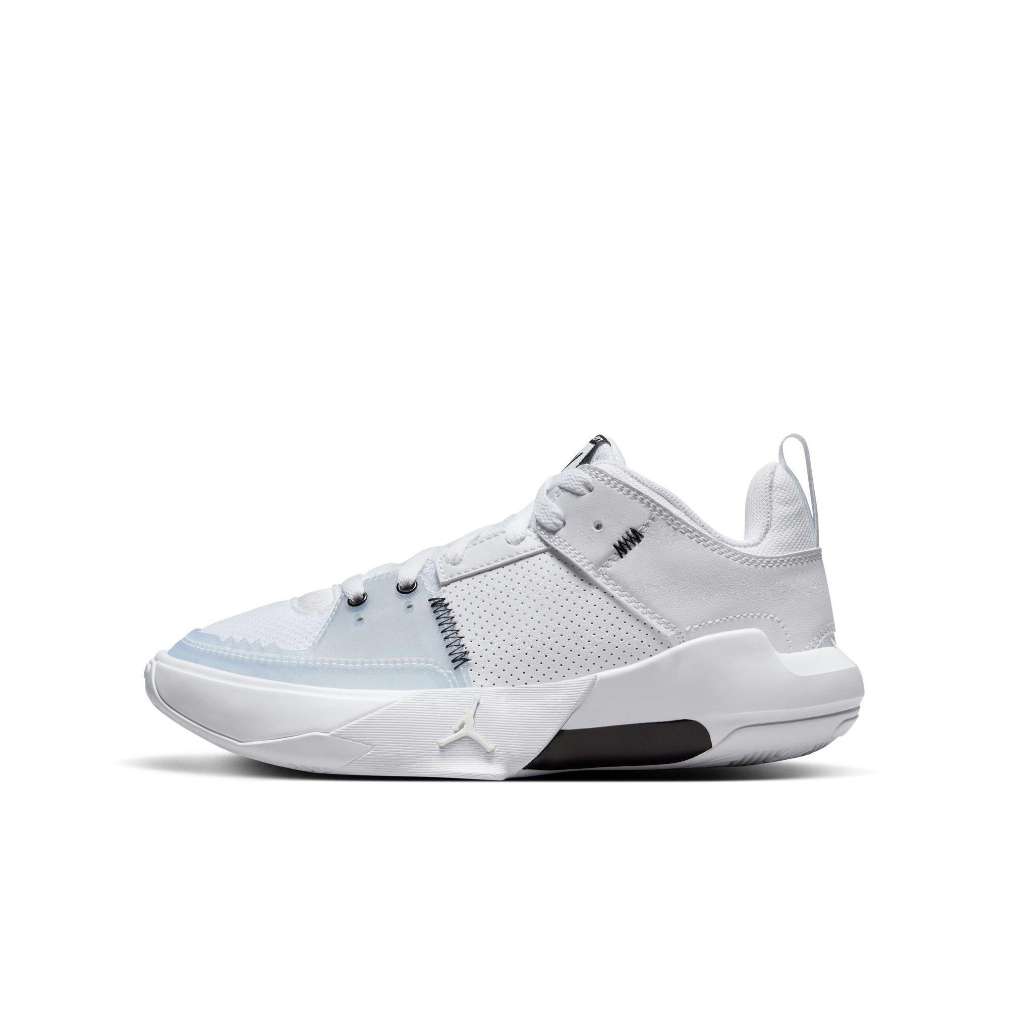 Jordan One Take 5 "White/Arctic Punch/Black" Grade School Boys' Shoe - WHITE/PUNCH/BLACK Thumbnail View 2