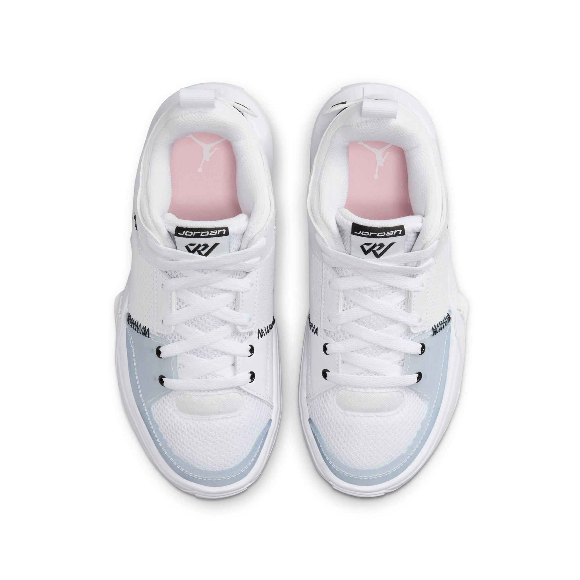 Jordan One Take 5 "White/Arctic Punch/Black" Grade School Boys' Shoe - WHITE/PUNCH/BLACK Thumbnail View 4