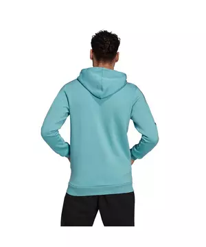 adidas Essentials Fleece 3-Stripes Full-Zip Hoodie - Grey, Men's Training