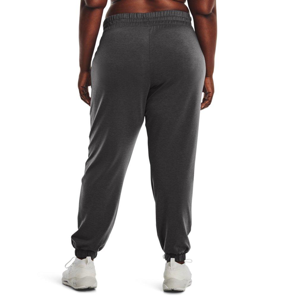 Under Armour Women's Rival Terry Joggers - Grey/Black - GREY/BLACK Thumbnail View 2