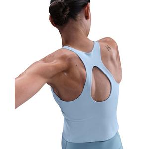 Nike Women's Universa Medium-Support Padded Sports Bra Tank -Lt Blue