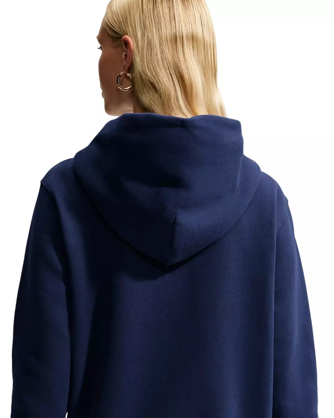Nike Women's Studio Fleece Medium Weight Full-Zip Hooded Jacket - Navy - NAVY