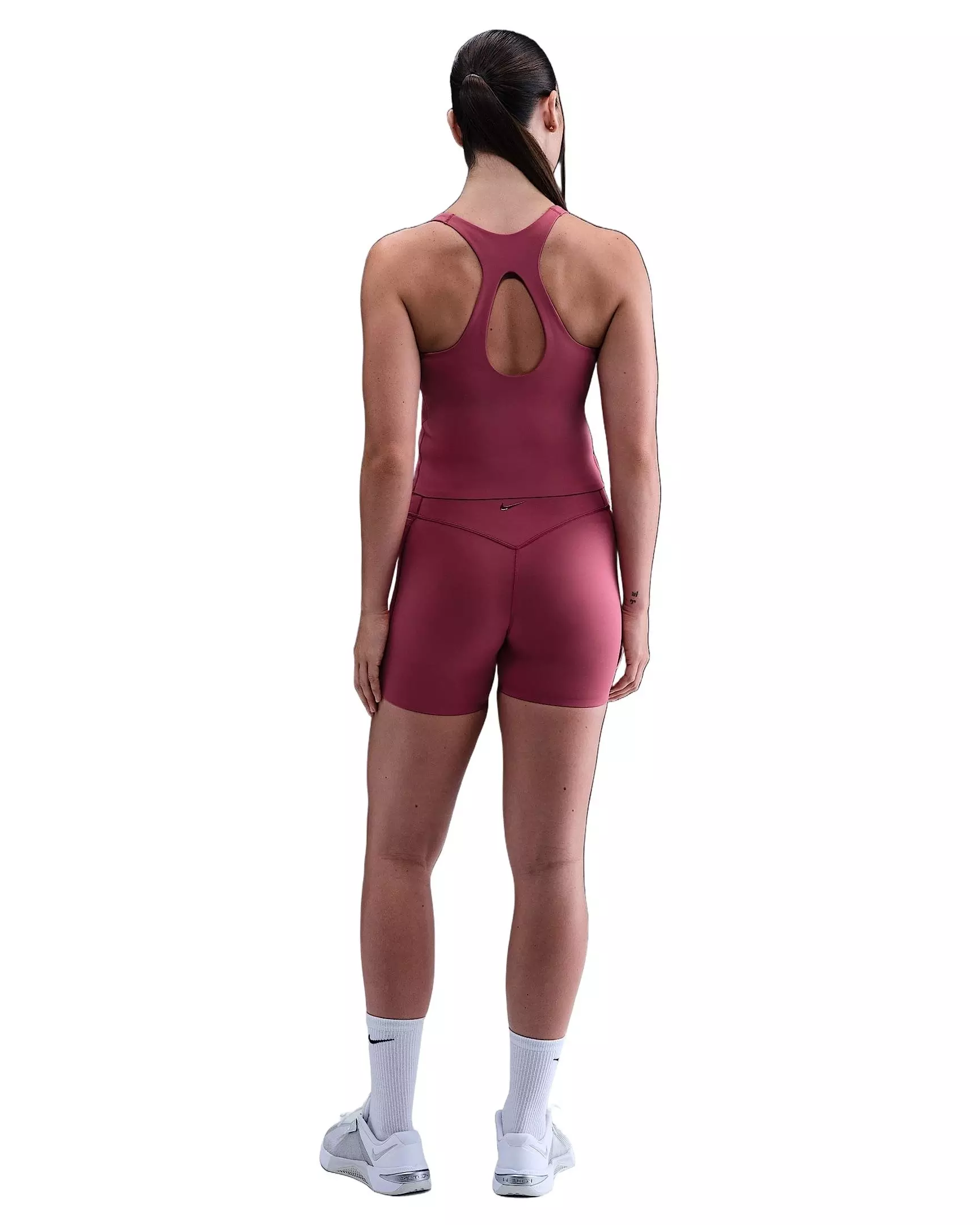 Nike Women's Universa Medium-Support Padded Sports Bra Tank - Beet Purple - BEET PURPLE