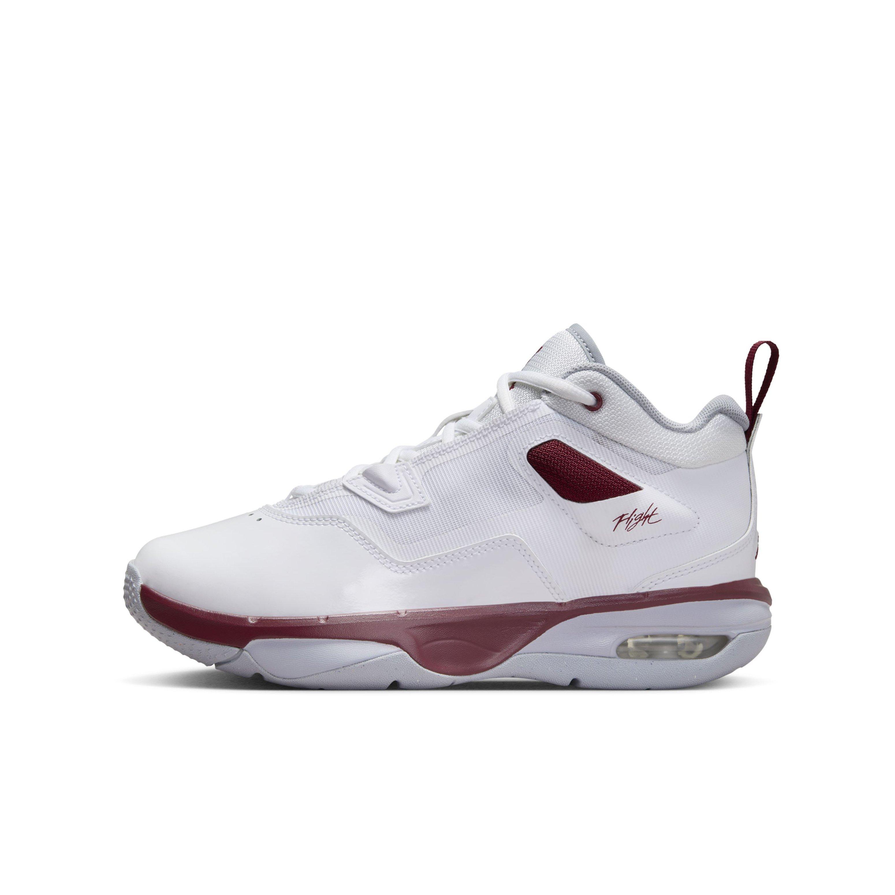 Jordan Stay Loyal 3 Grade School Boys' "White/Wolf Grey/Team Red" Shoe