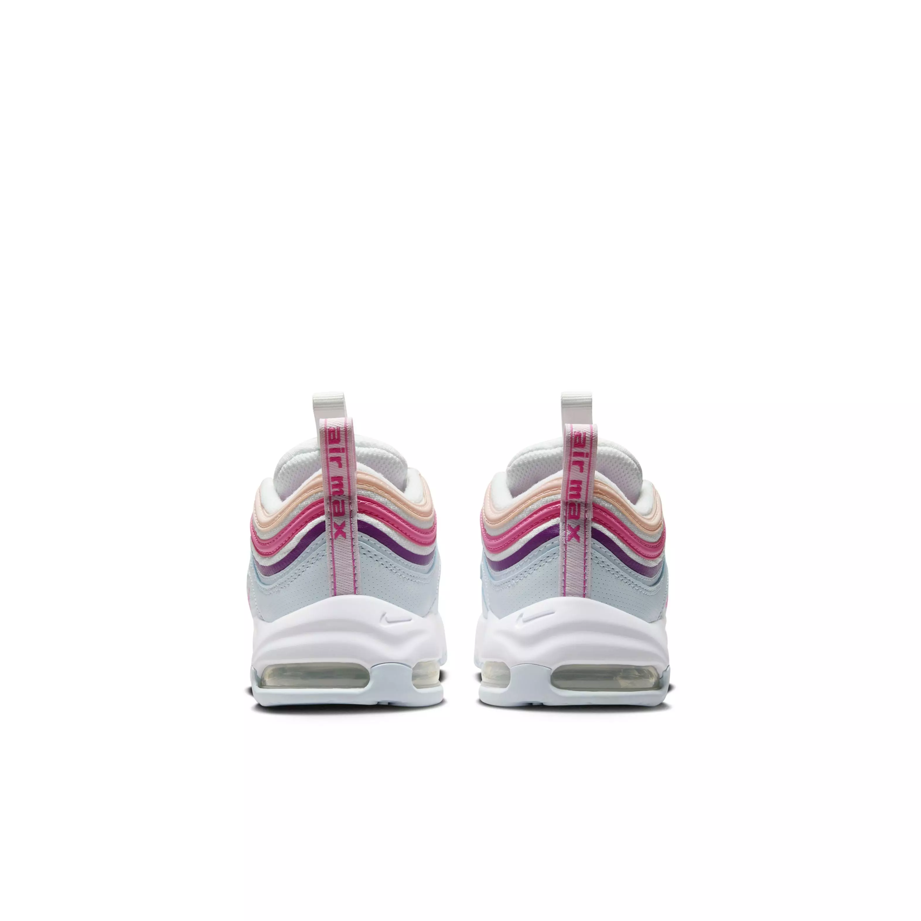 Nike Air Max 97 "Summit White/Blue Tint/Viotech/Pinksicle" Preschool Girls' Shoe - WHITE/BLUE/VIOTECH/PINKSICLE