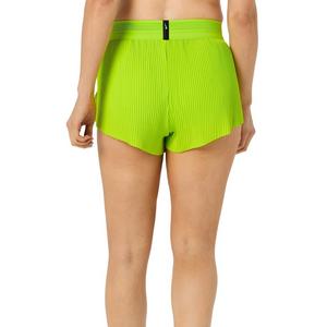 Nike Women's AeroSwift Dri-FIT ADV Mid-Rise 3" Brief-Lined Running Shorts -Cyber Green