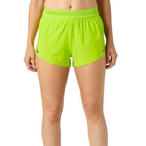 Nike Women's AeroSwift Dri-FIT ADV Mid-Rise 3" Brief-Lined Running Shorts -Cyber Green