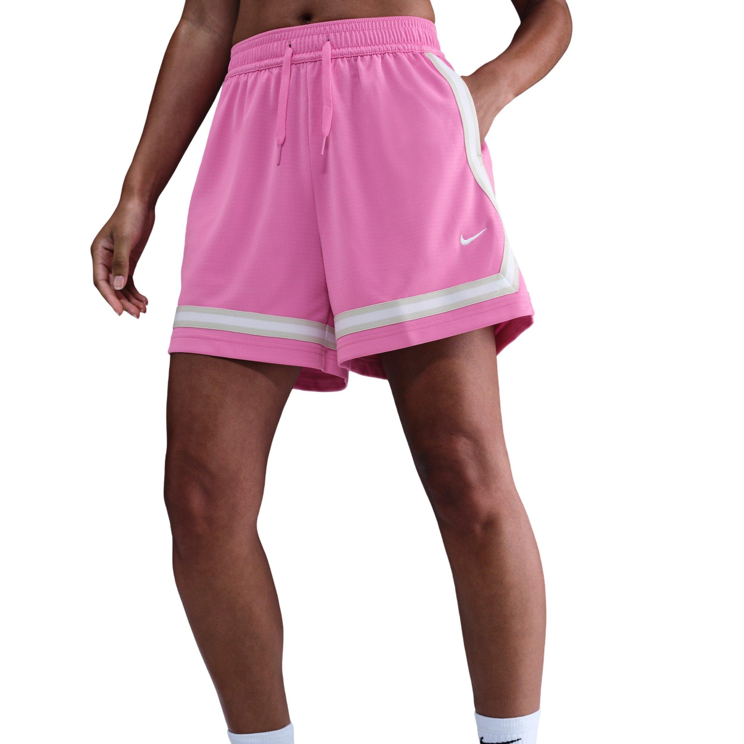Nike Women's Crossover Dri-FIT 5" Basketball Shorts - Pink - PINK Thumbnail View 1