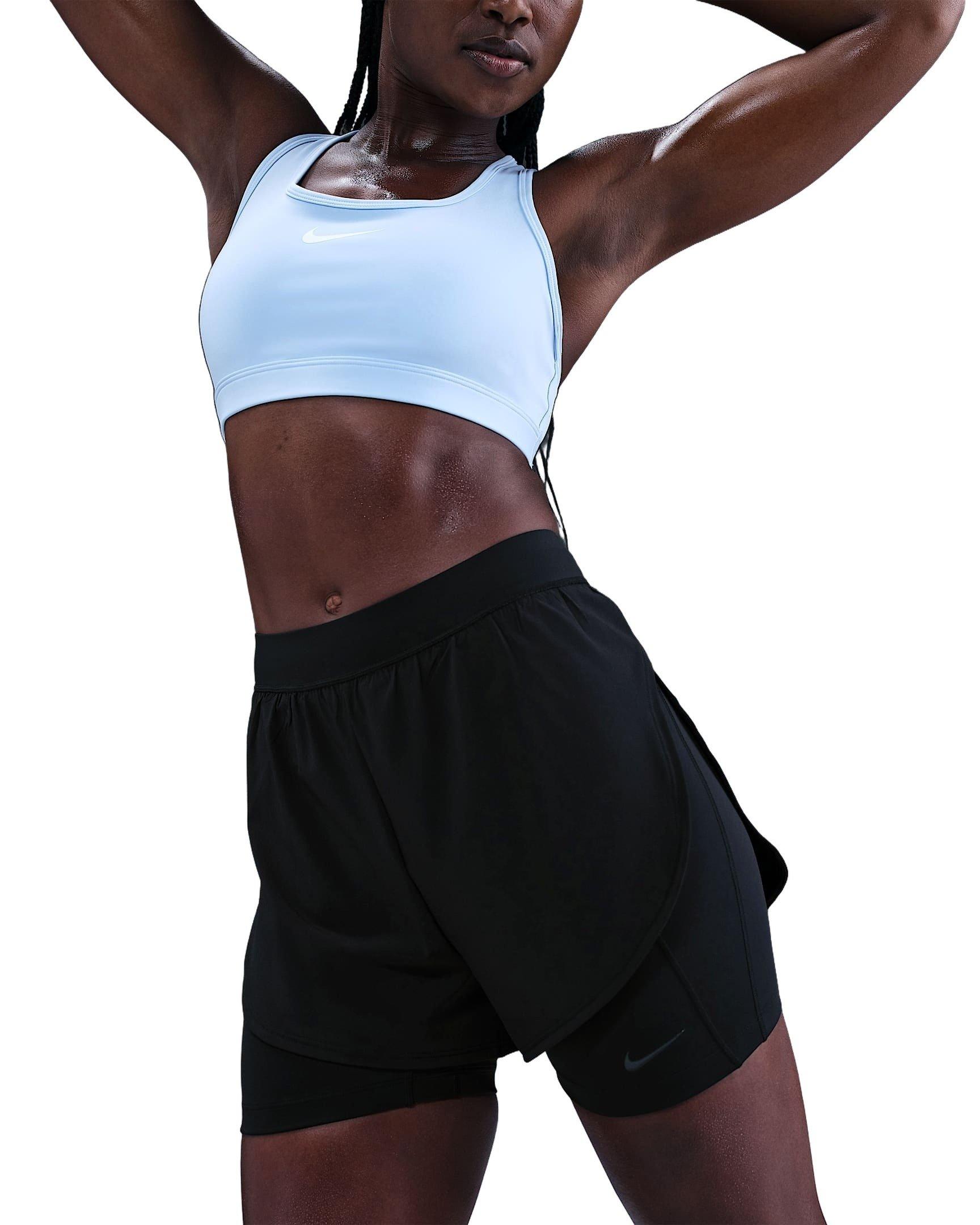 Nike Women's Universa 2-in-1 5" Shorts - Black - BLACK Thumbnail View 1