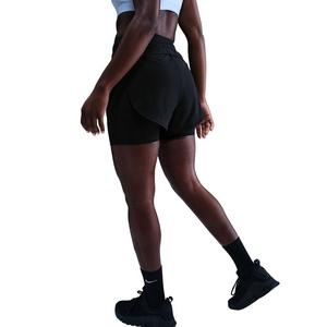 Nike Women's Universa 2-in-1 5" Shorts -Black