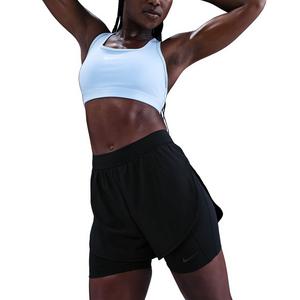 Nike Women's Universa 2-in-1 5" Shorts -Black