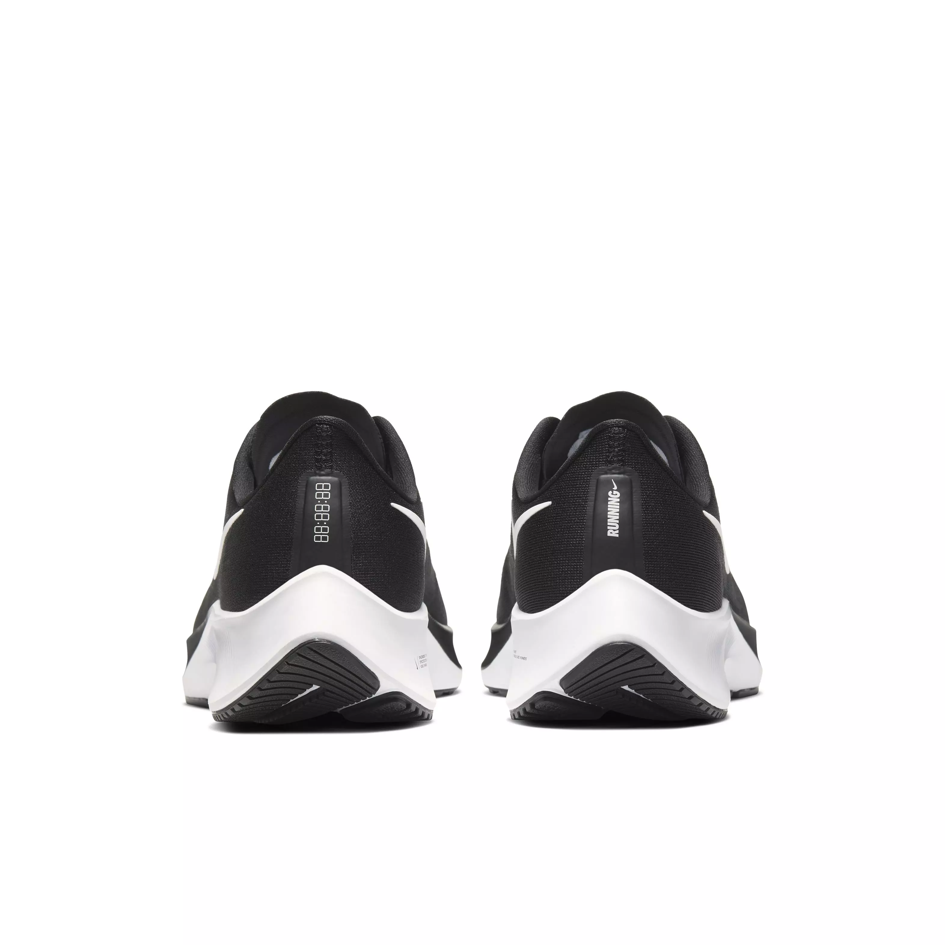 Nike Air Zoom Pegasus 37 "Black/White" Men's Running Shoe-Extra Wide - BLACK/WHITE