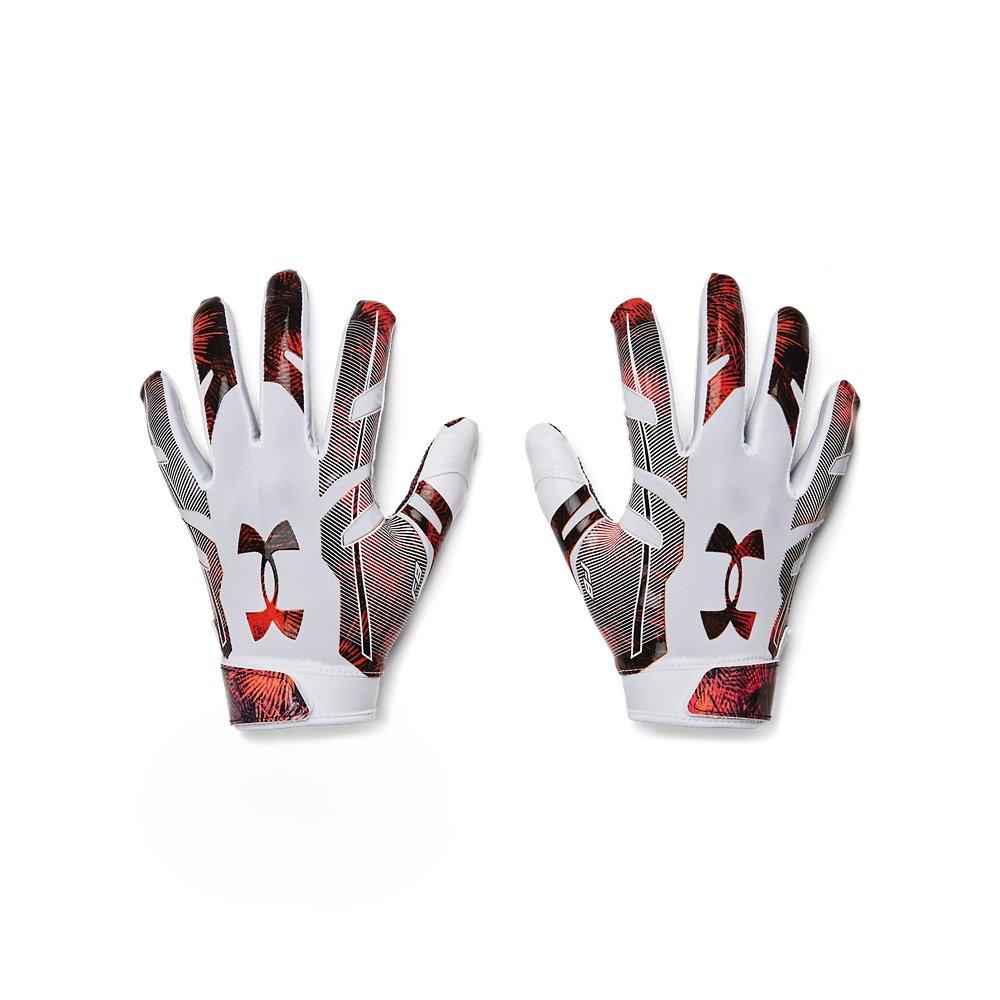 White under clearance armour football gloves