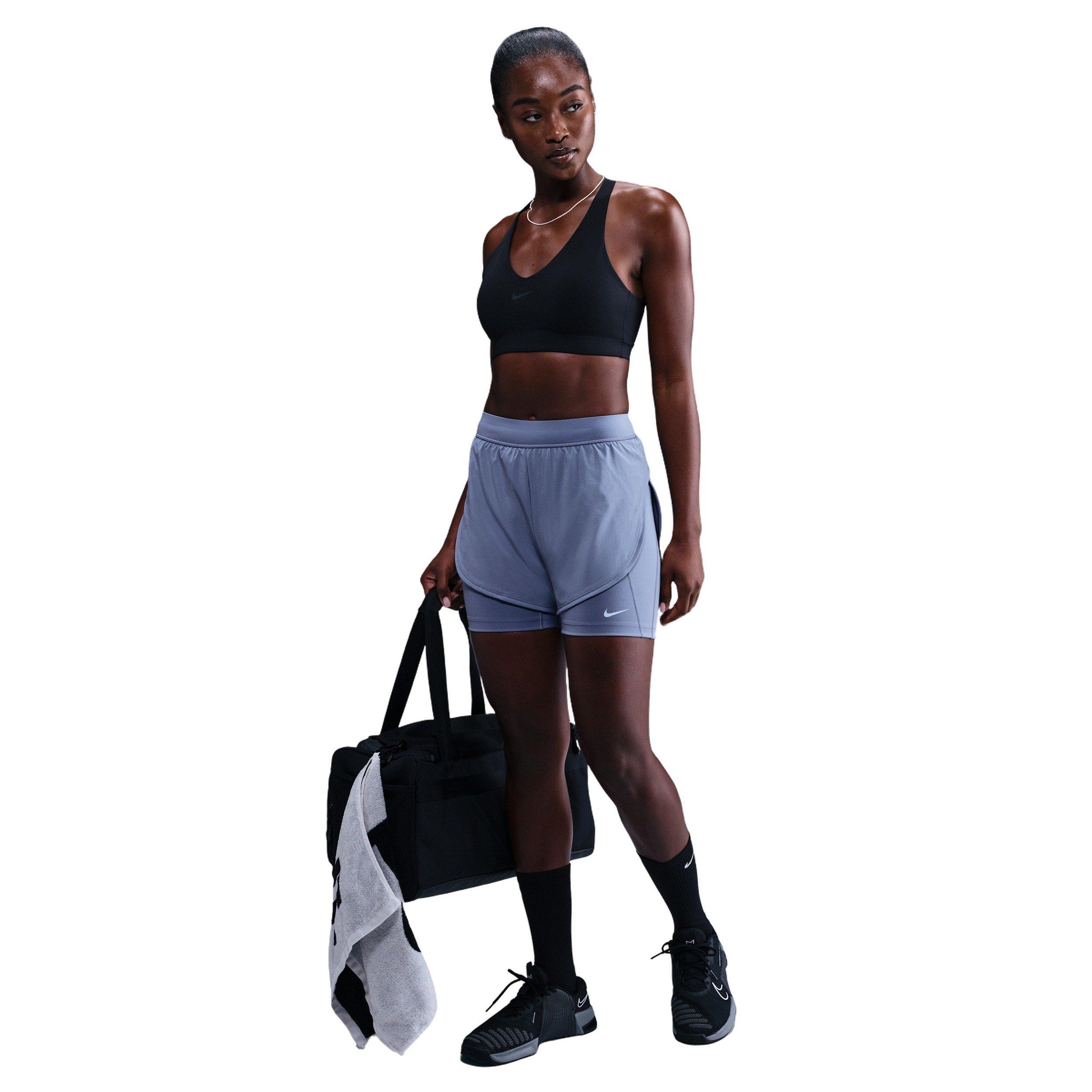 Nike Women's Universa Dri-FIT 2-in-1 Shorts - Indigo - INDIGO Thumbnail View 1