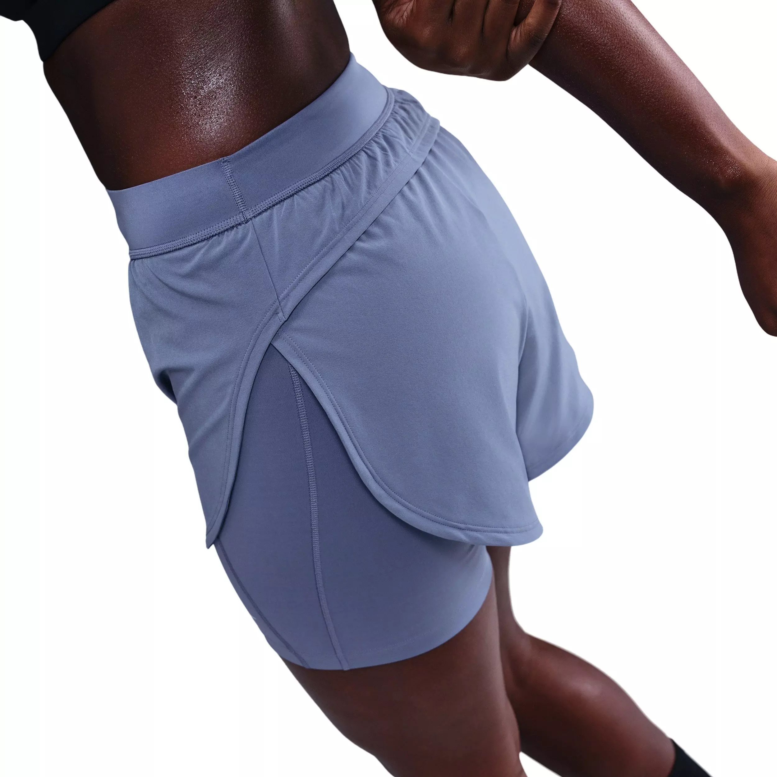 Nike Women's Universa Dri-FIT 2-in-1 Shorts - Indigo - INDIGO