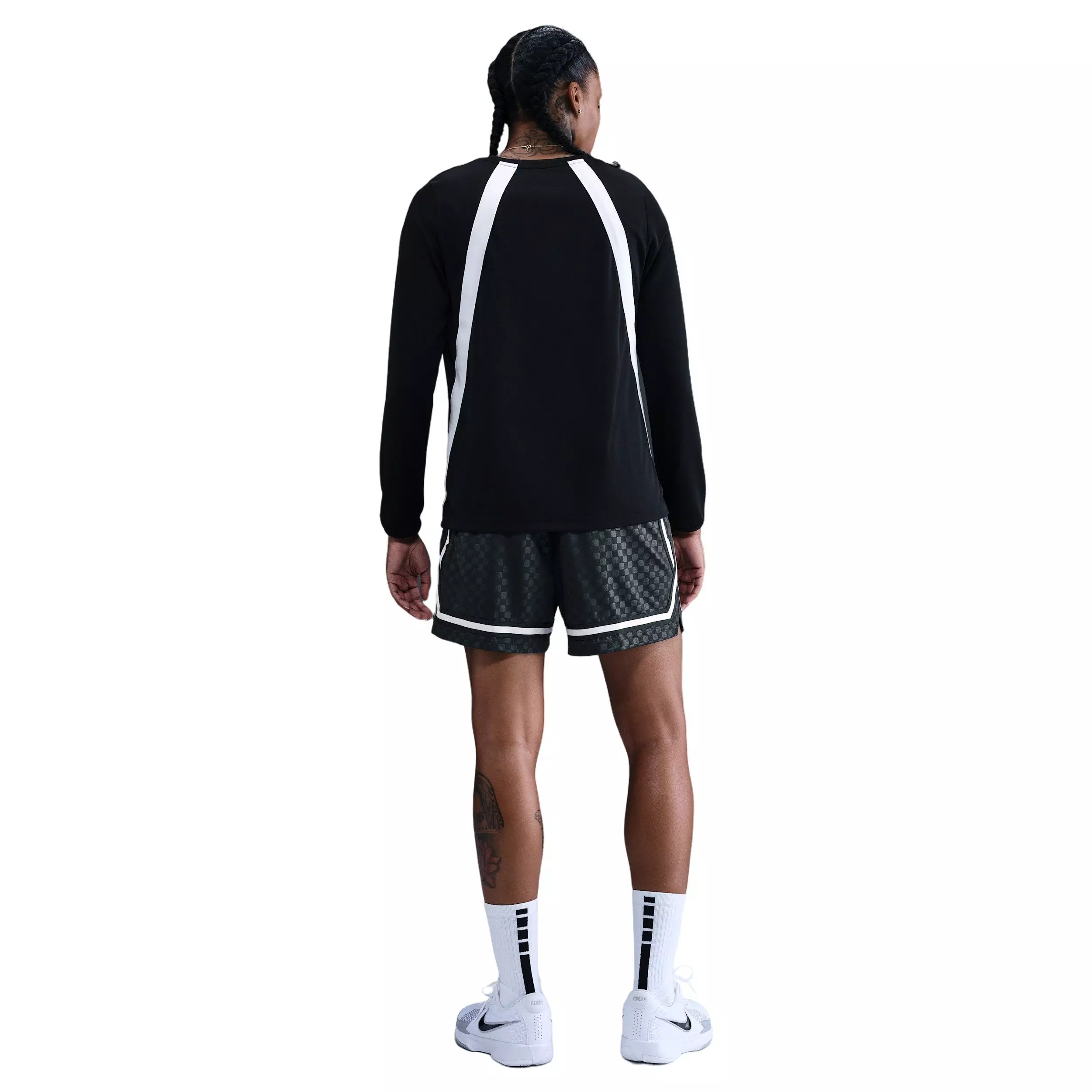 Nike Women's Crossover Dri-FIT Basketball Shorts -Seaweed Green - SEAWEED GREEN