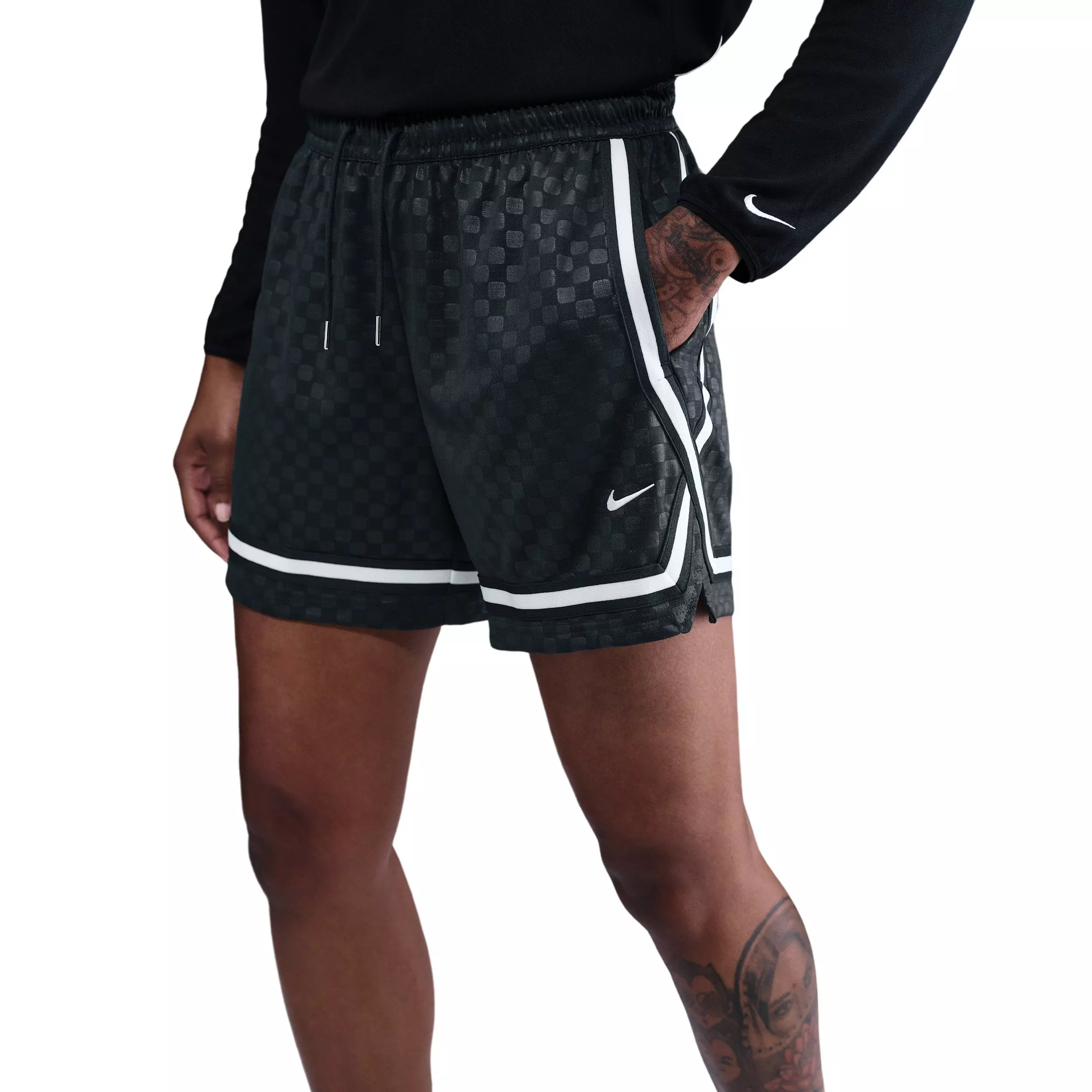 Nike Women's Crossover Dri-FIT Basketball Shorts - Seaweed Green - SEAWEED GREEN