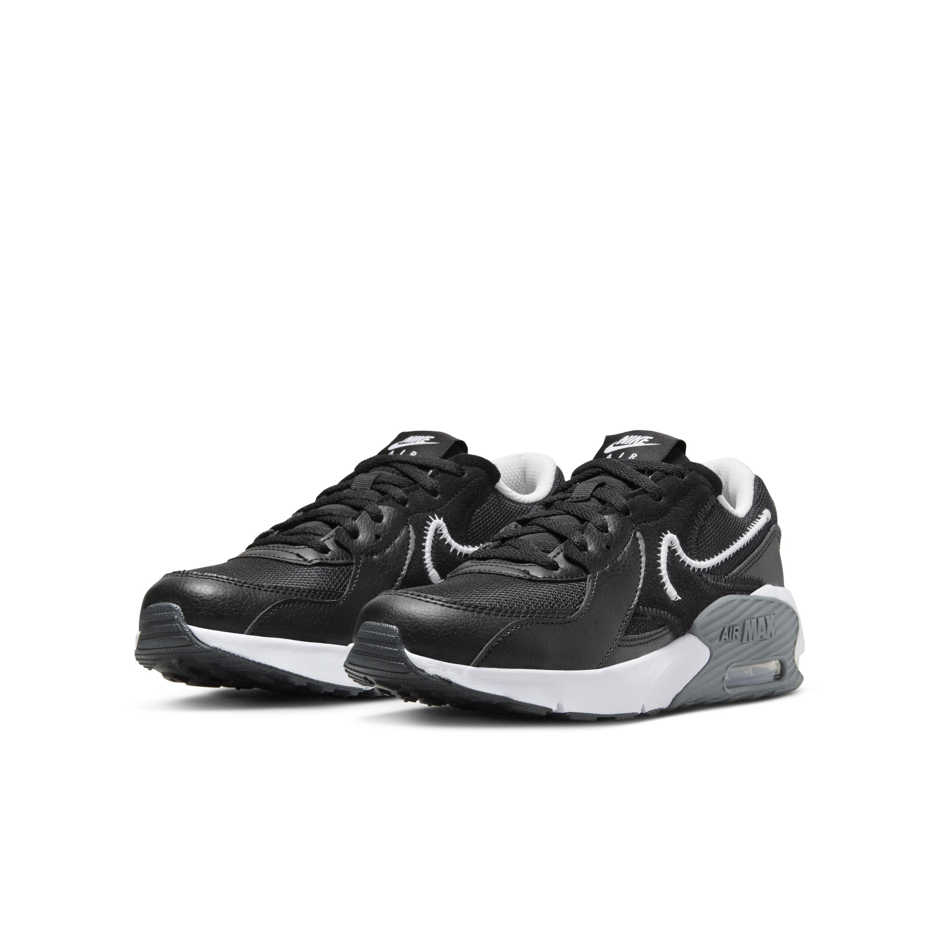 Nike Air Max Excee "Black/Dark Grey/White" Grade School Boys' Shoe - BLACK/DK GREY/WHITE Thumbnail View 3