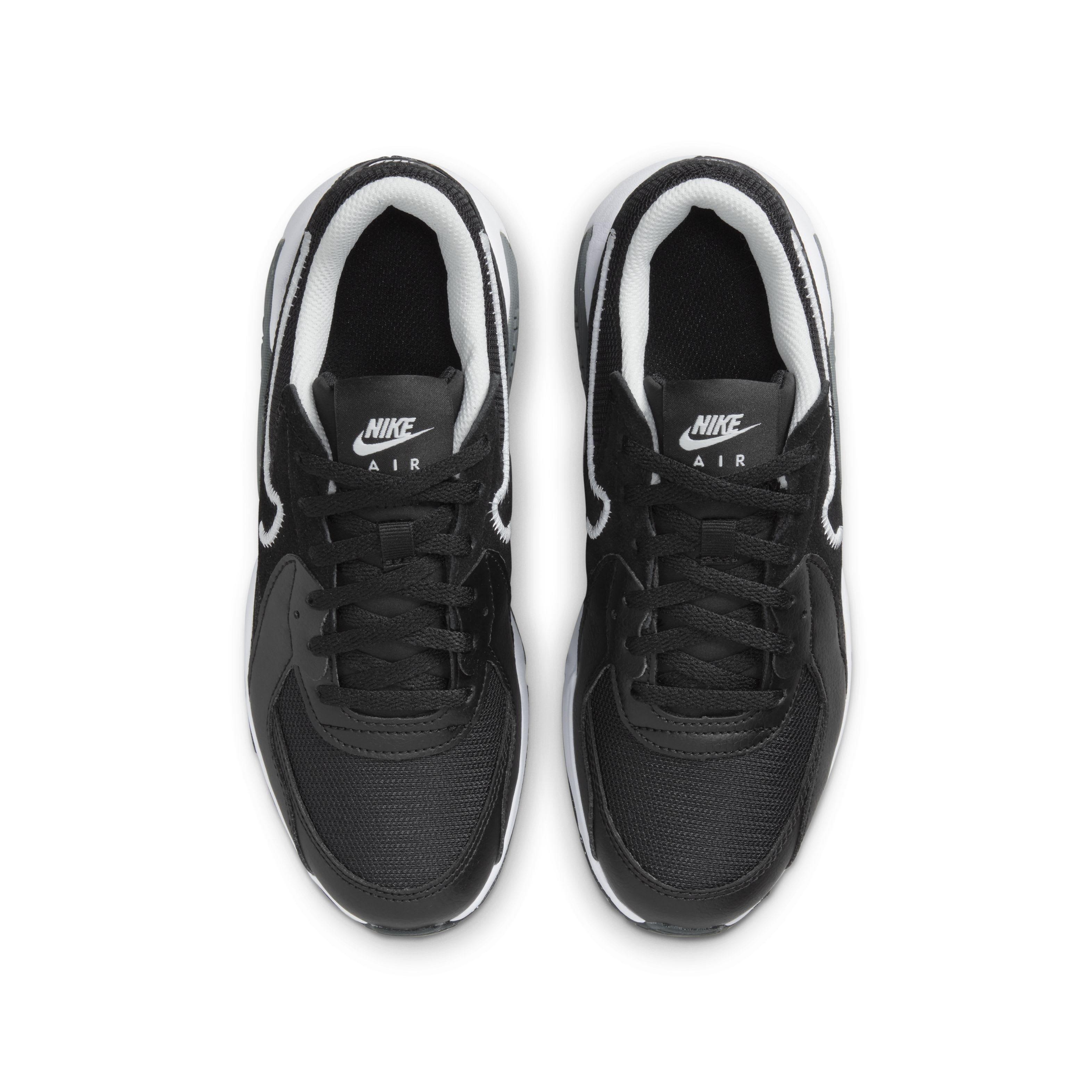 Nike Air Max Excee "Black/Dark Grey/White" Grade School Boys' Shoe - BLACK/DK GREY/WHITE Thumbnail View 4