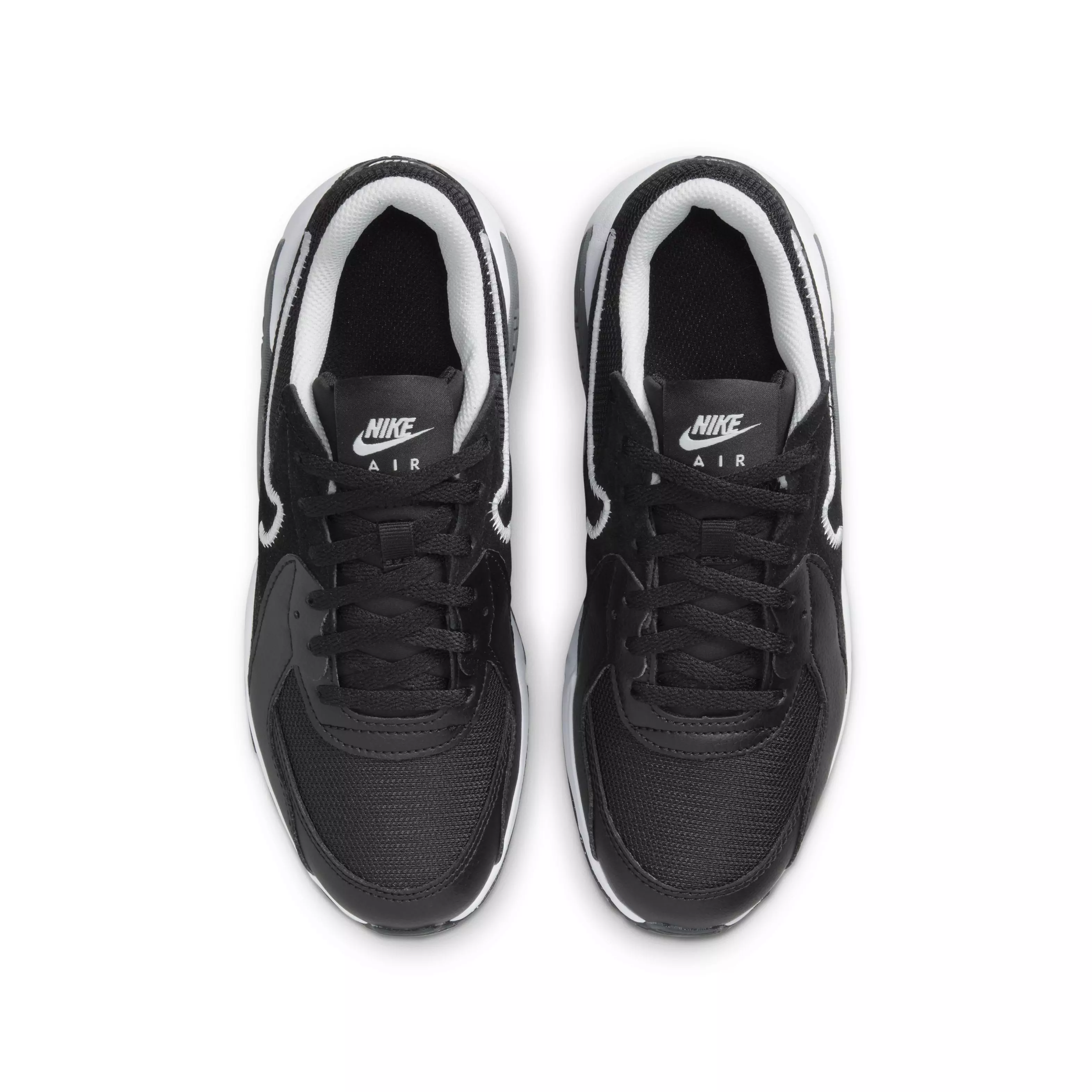 Nike Air Max Excee "Black/Dark Grey/White" Grade School Boys' Shoe - BLACK/DK GREY/WHITE