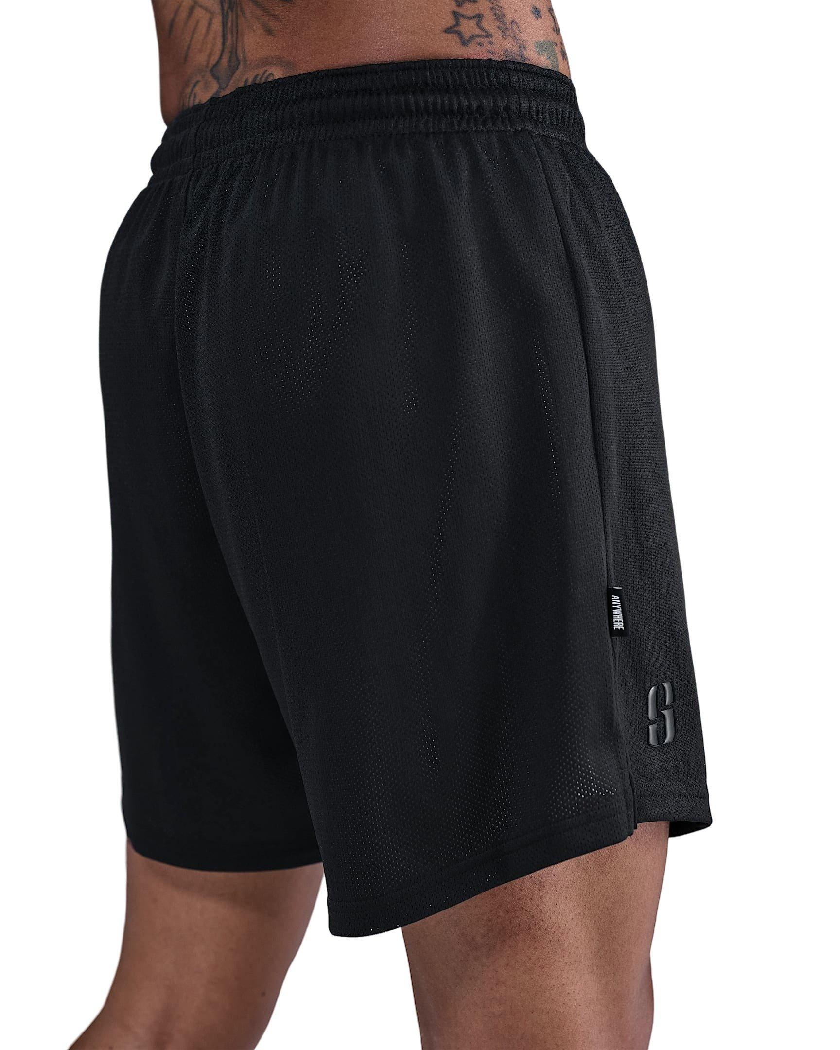 Sabrina Unisex Dri-FIT Reversible Basketball Shorts -Black/White - BLACK/WHITE Thumbnail View 2