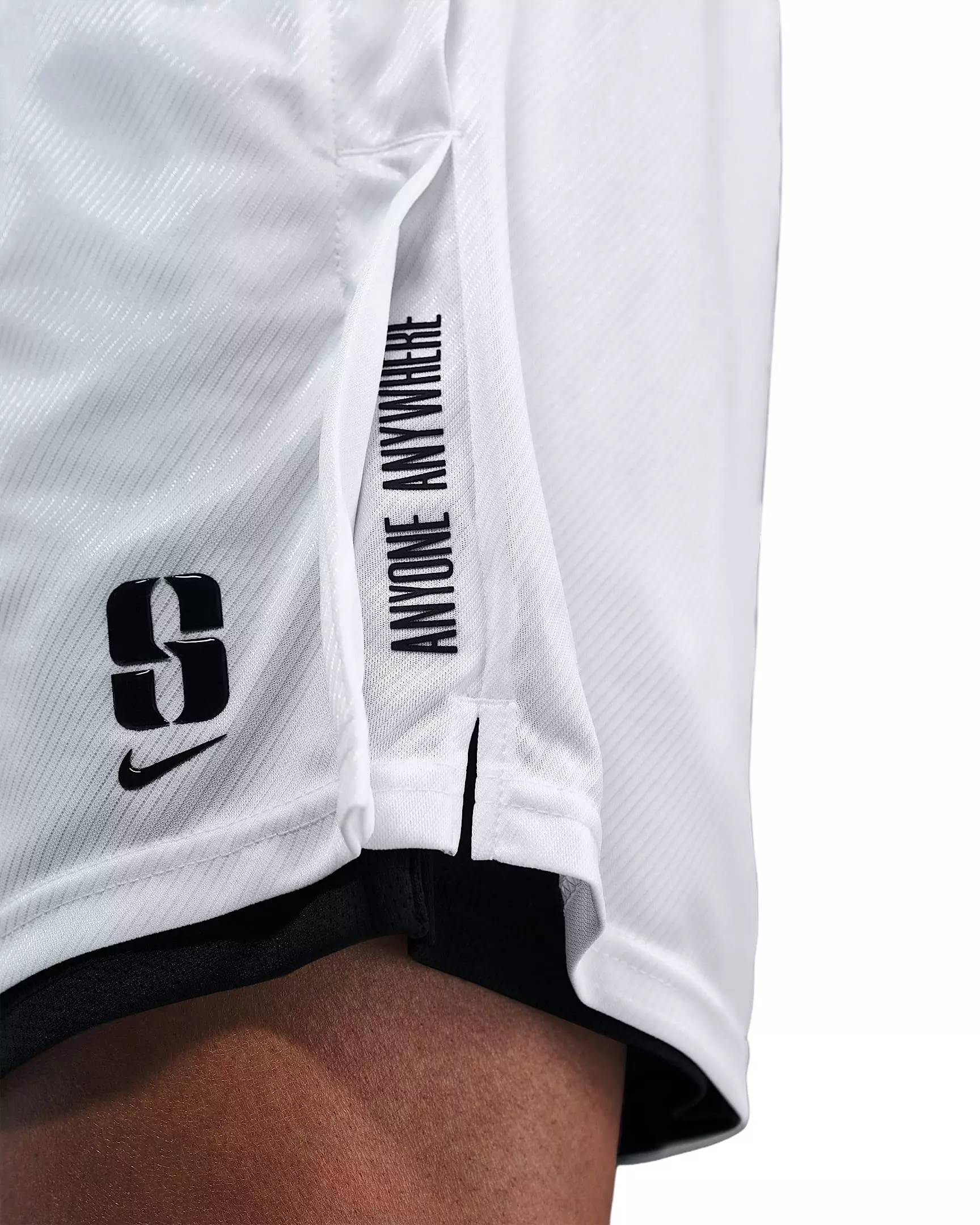 Sabrina Unisex Dri-FIT Reversible Basketball Shorts -Black/White - BLACK/WHITE