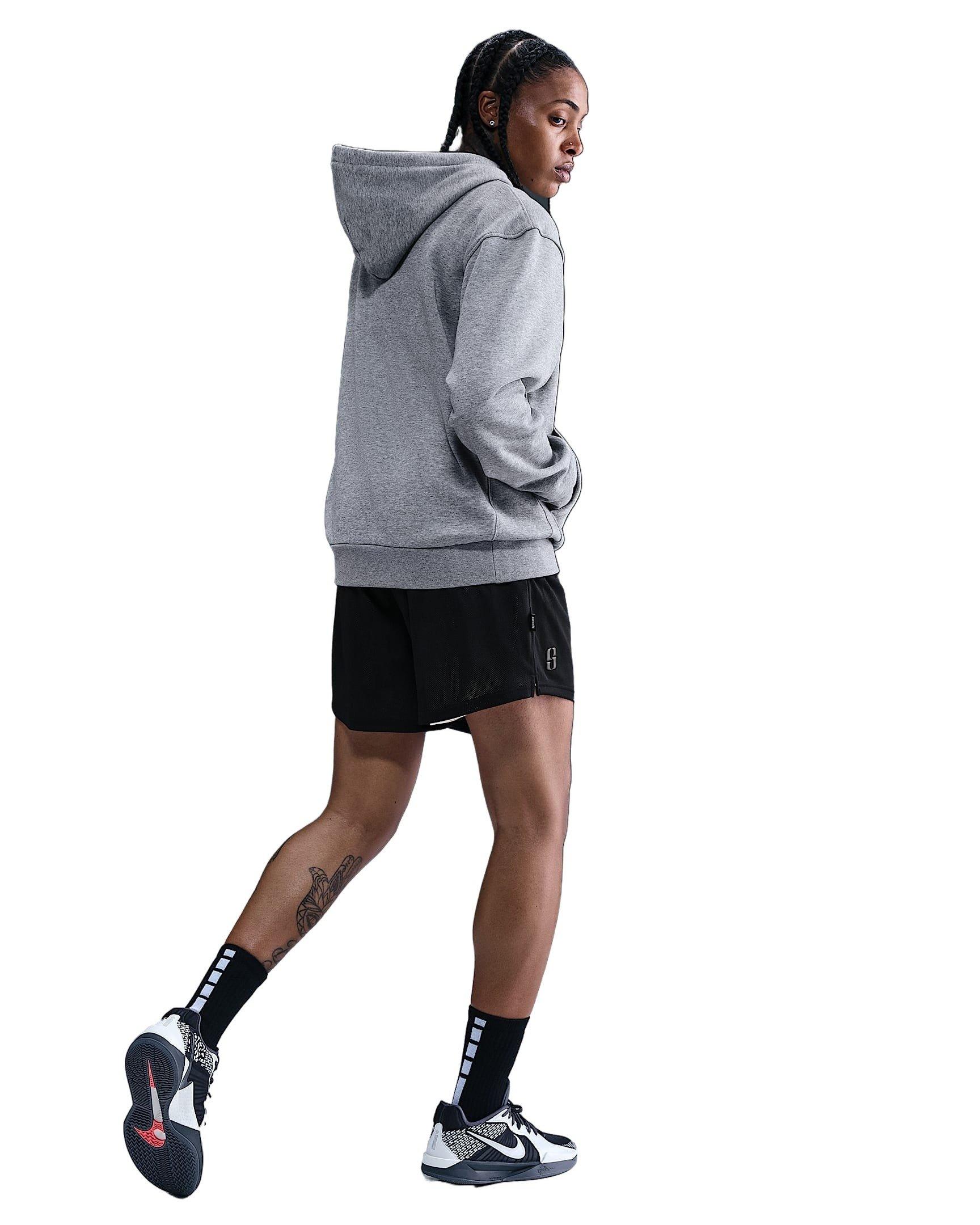 Sabrina Unisex Dri-FIT Reversible Basketball Shorts - Black/White - BLACK/WHITE Thumbnail View 7