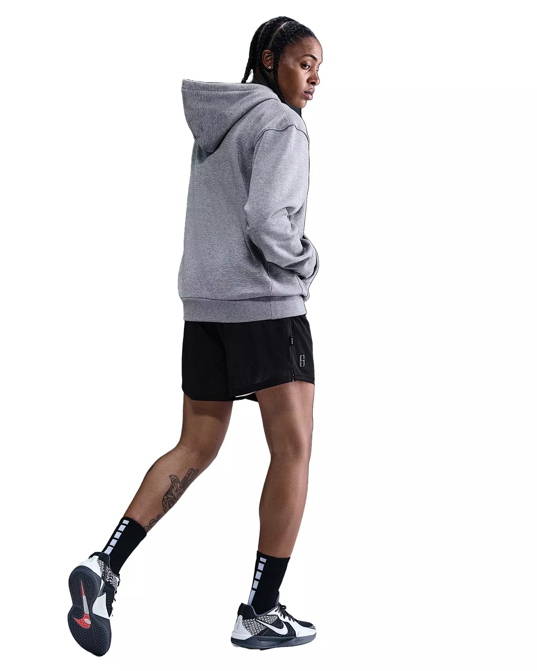 Sabrina Unisex Dri-FIT Reversible Basketball Shorts -Black/White - BLACK/WHITE