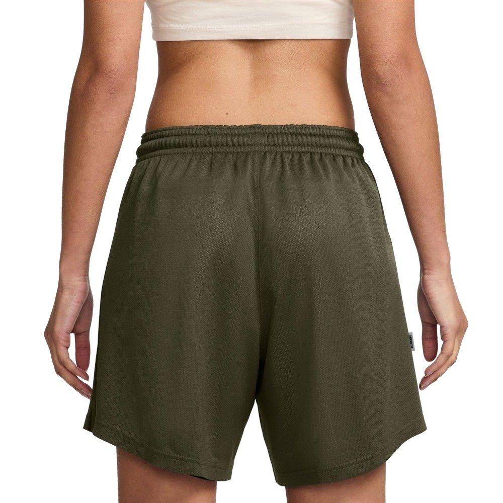 Sabrina Unisex Dri-FIT Reversible Basketball Shorts - Olive - OLIVE Thumbnail View 2