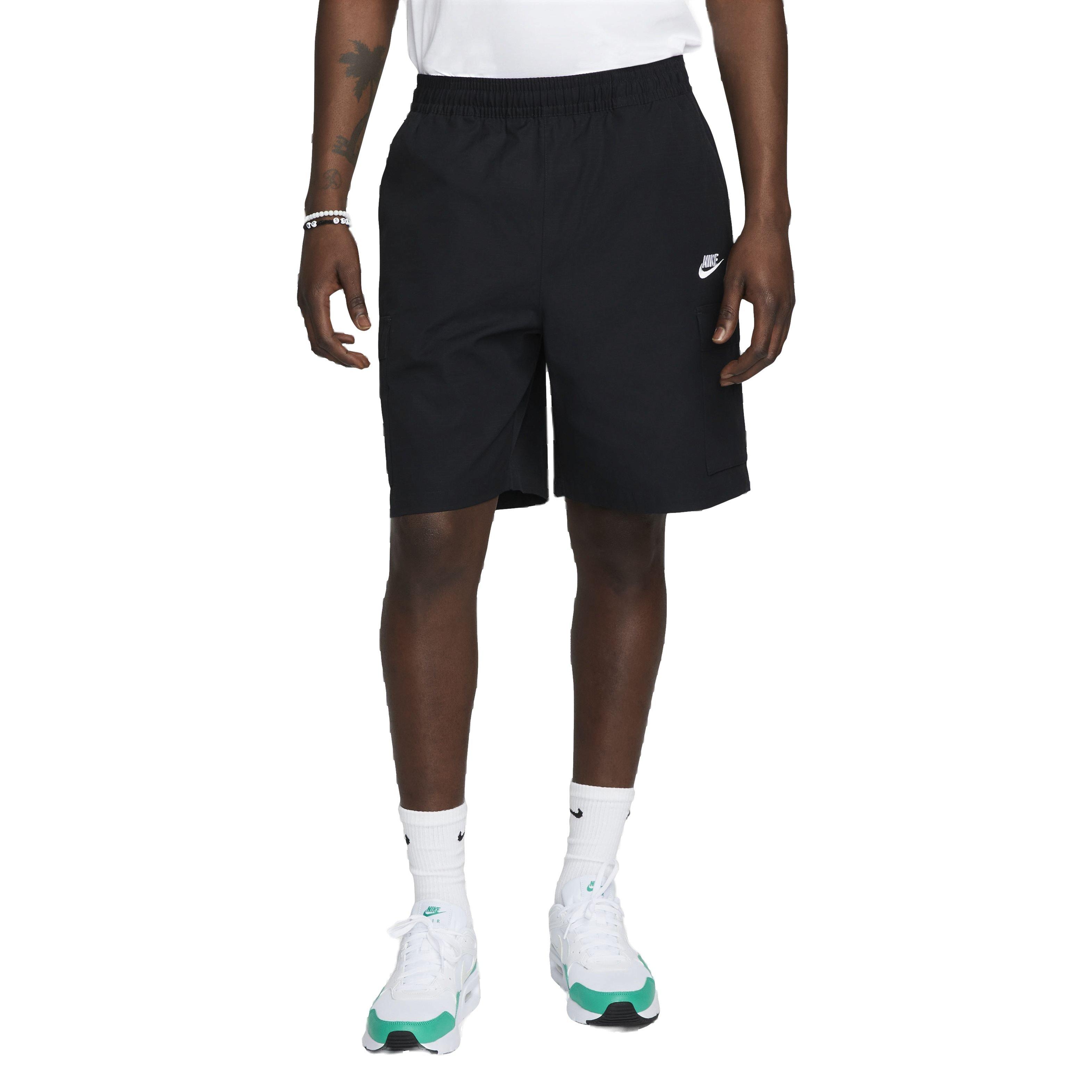 Nike Men's Club Woven Cargo Shorts - BLACK Thumbnail View 3