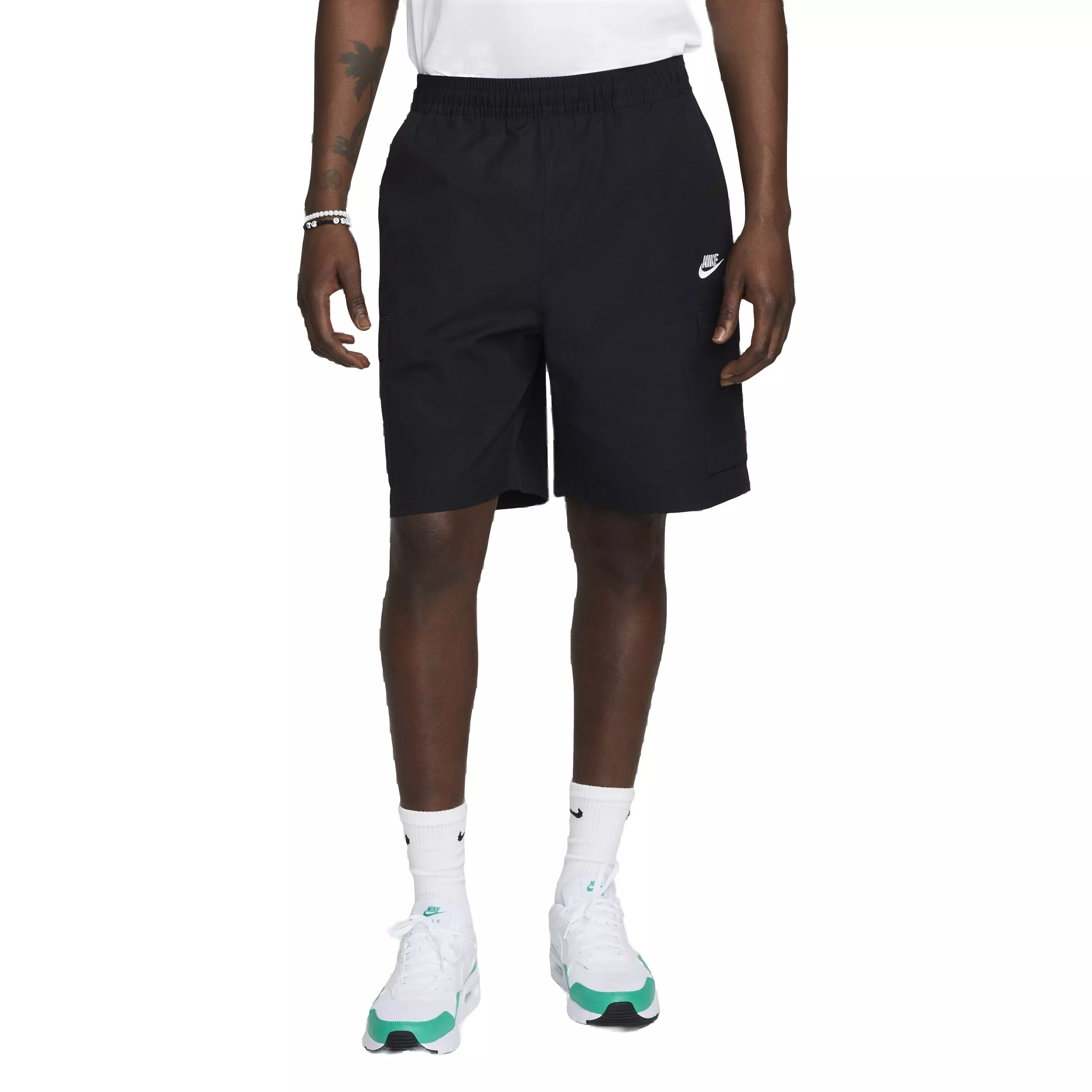 Nike Men's Club Woven Cargo Shorts - BLACK