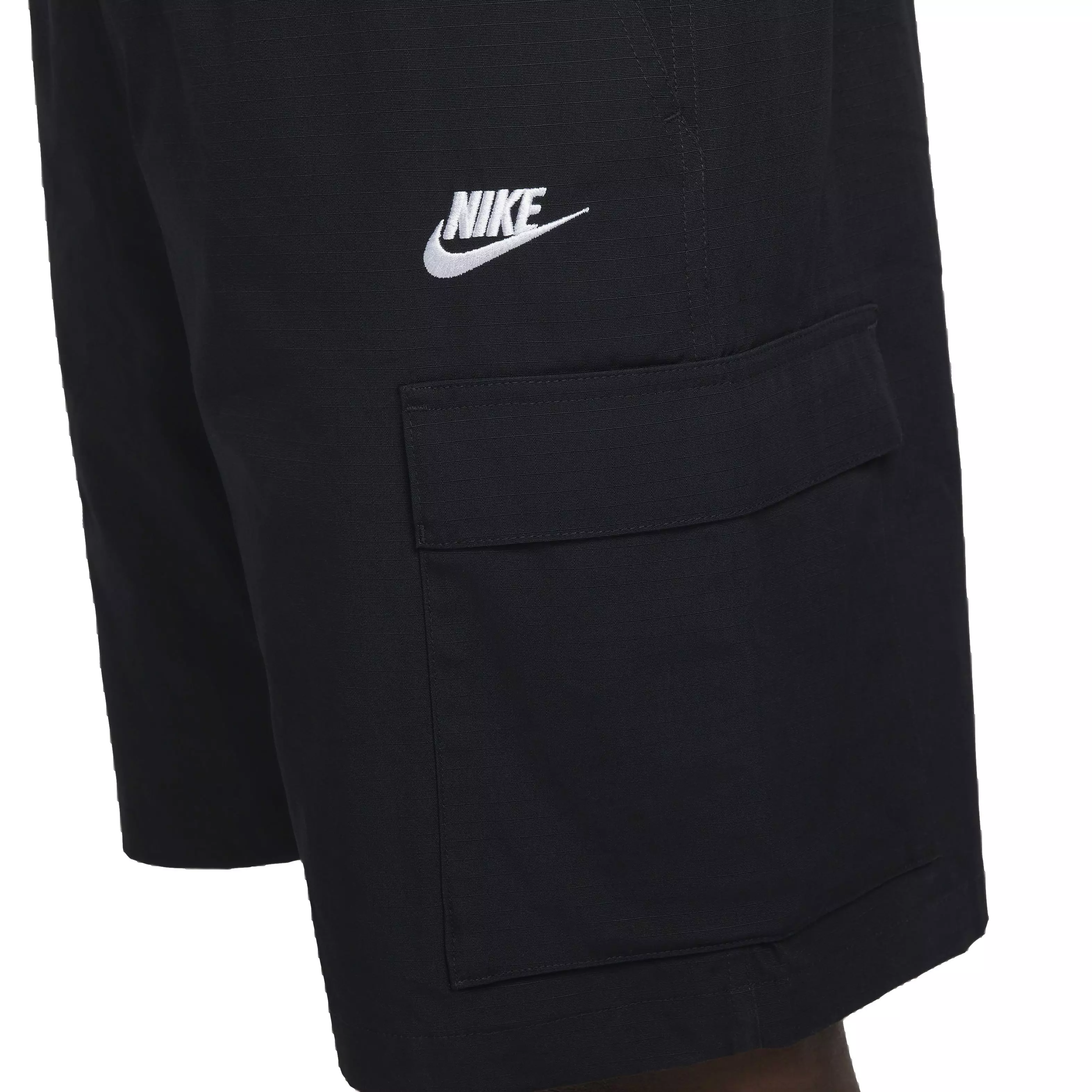 Nike Men's Club Woven Cargo Shorts - BLACK
