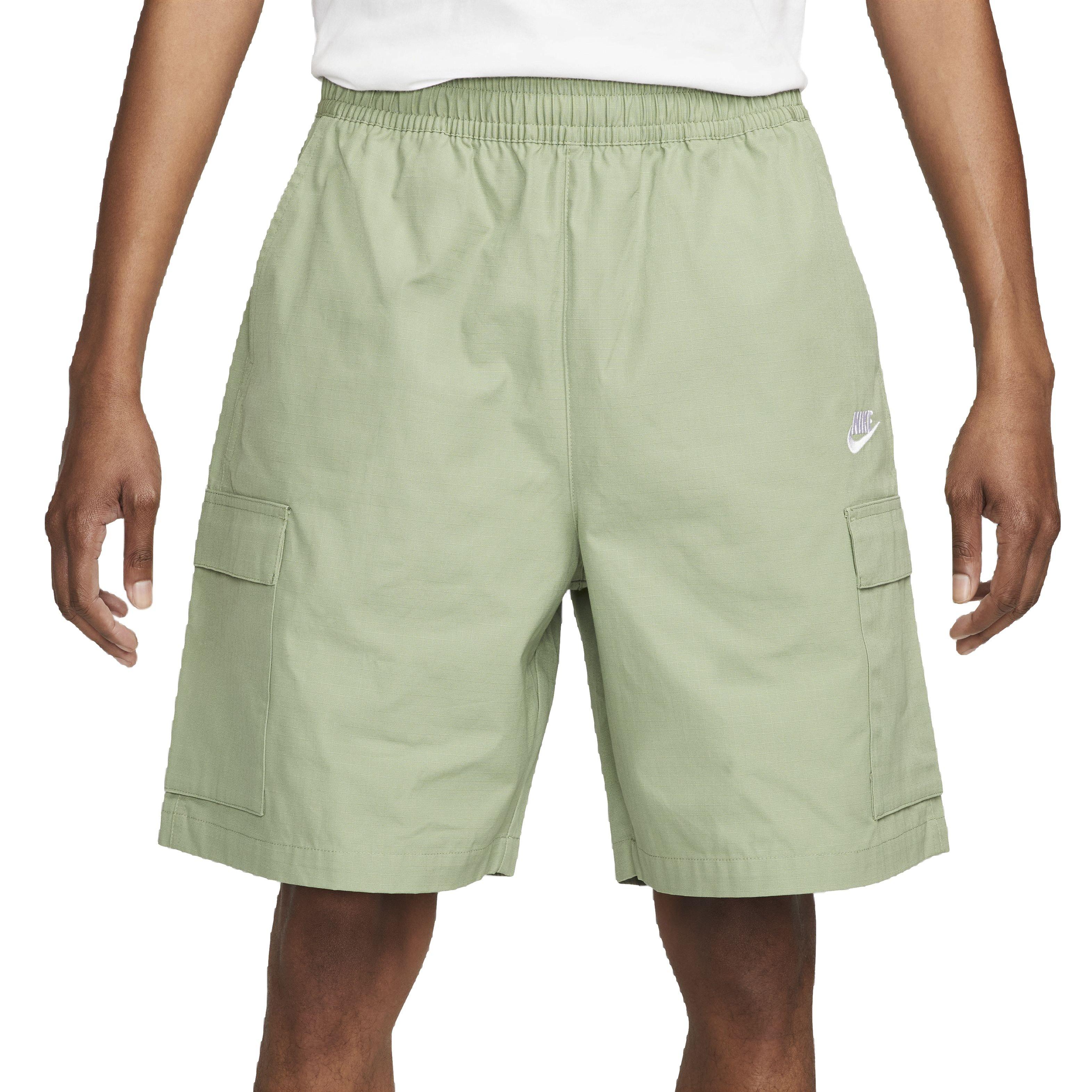 Nike Men's Club Woven Cargo Shorts - GREEN Thumbnail View 1
