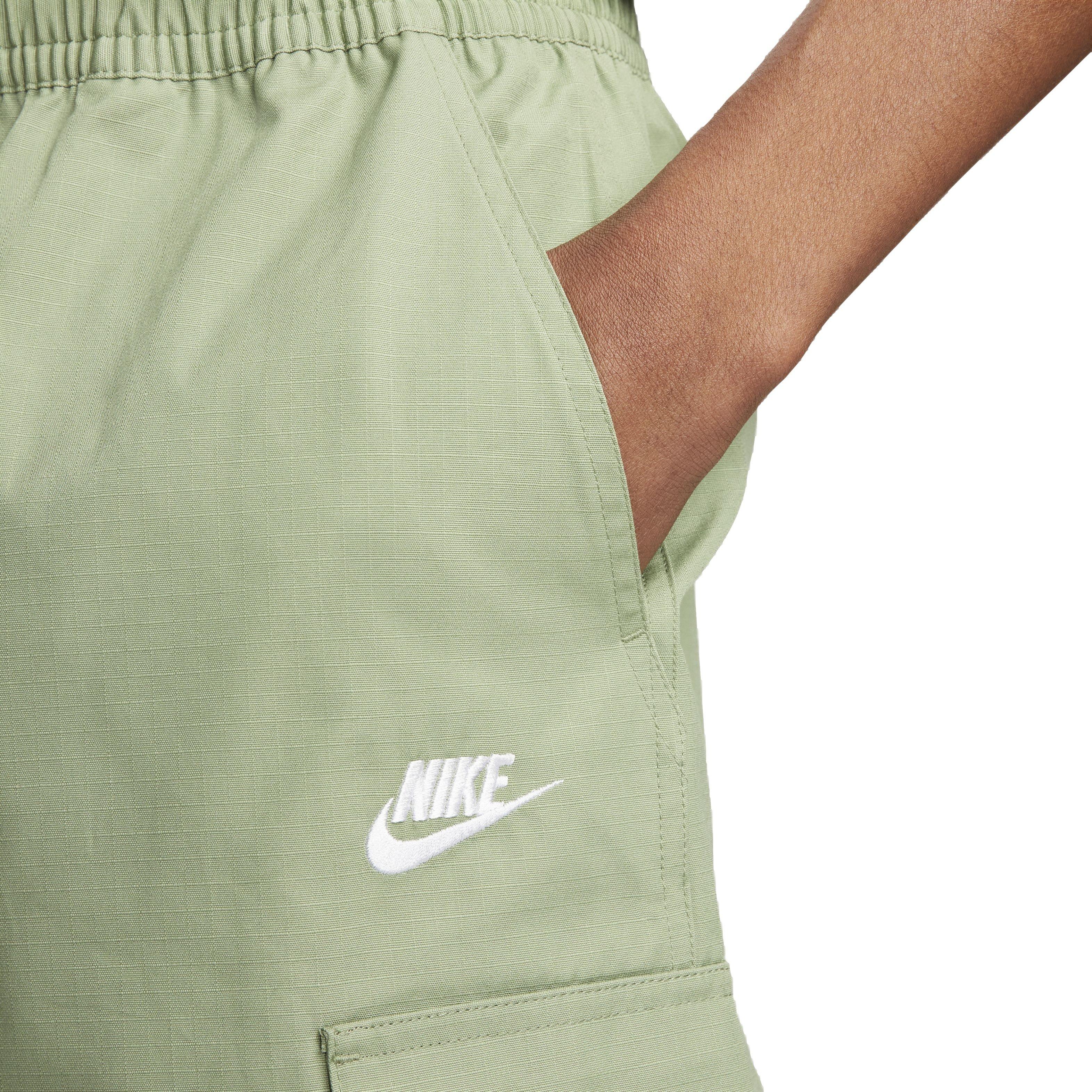 Nike Men's Club Woven Cargo Shorts - GREEN Thumbnail View 4