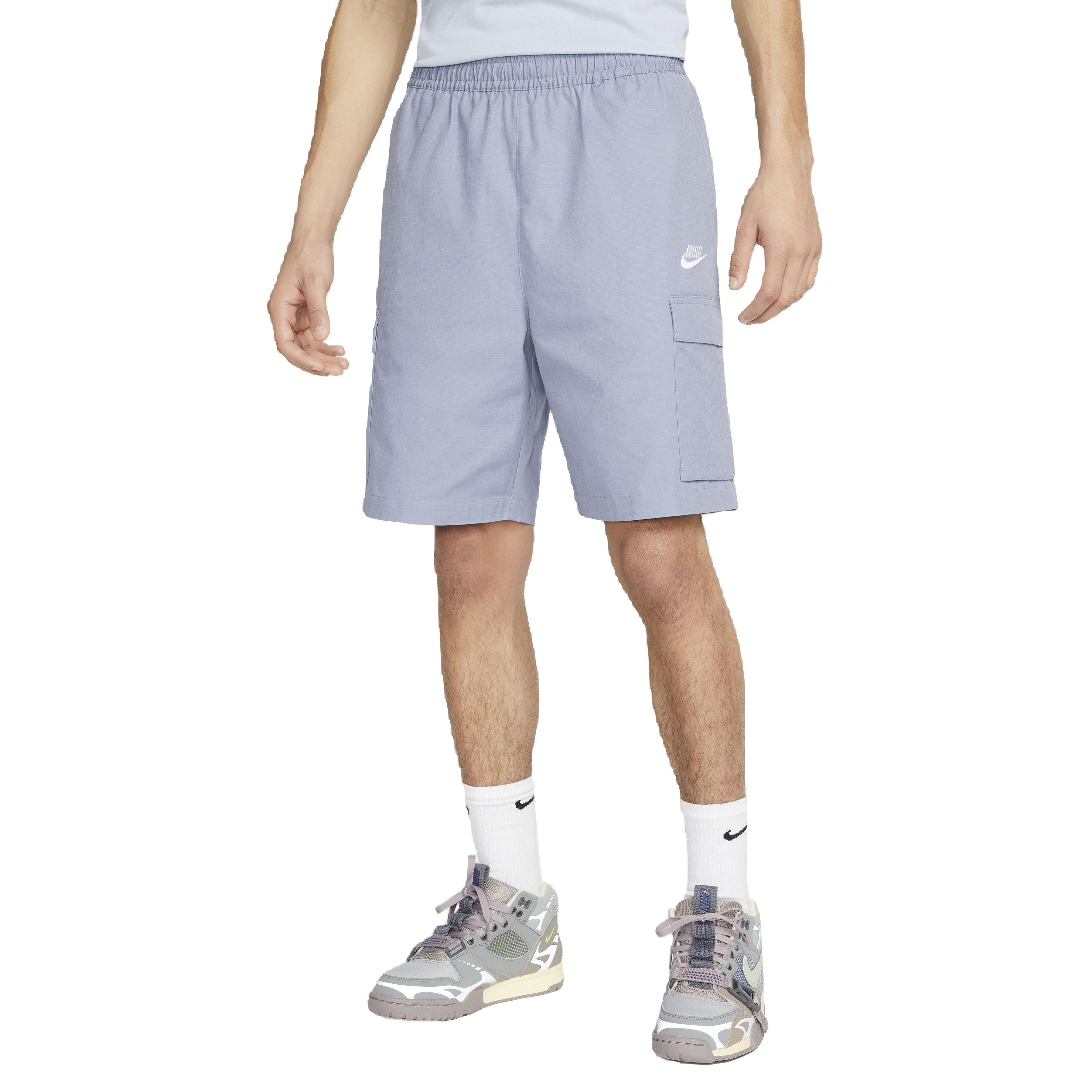 Nike Men's Club Woven Cargo Shorts - BLUE Thumbnail View 3