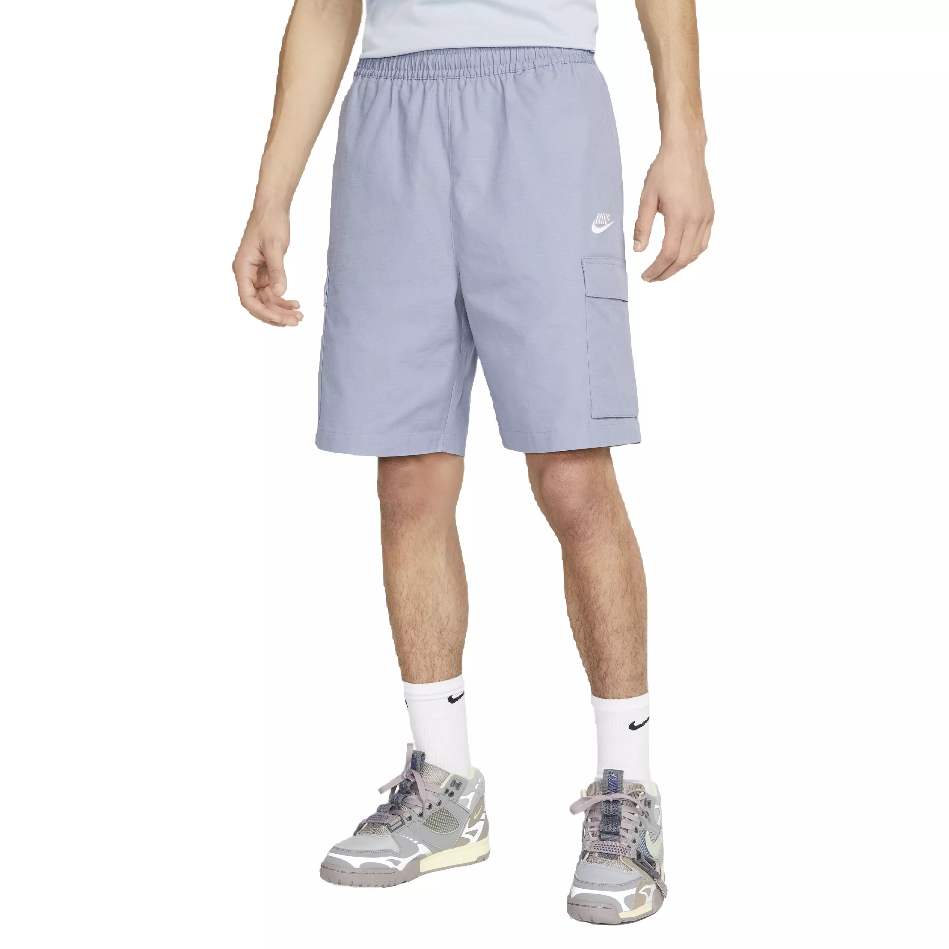 Nike Men's Club Woven Cargo Shorts - BLUE