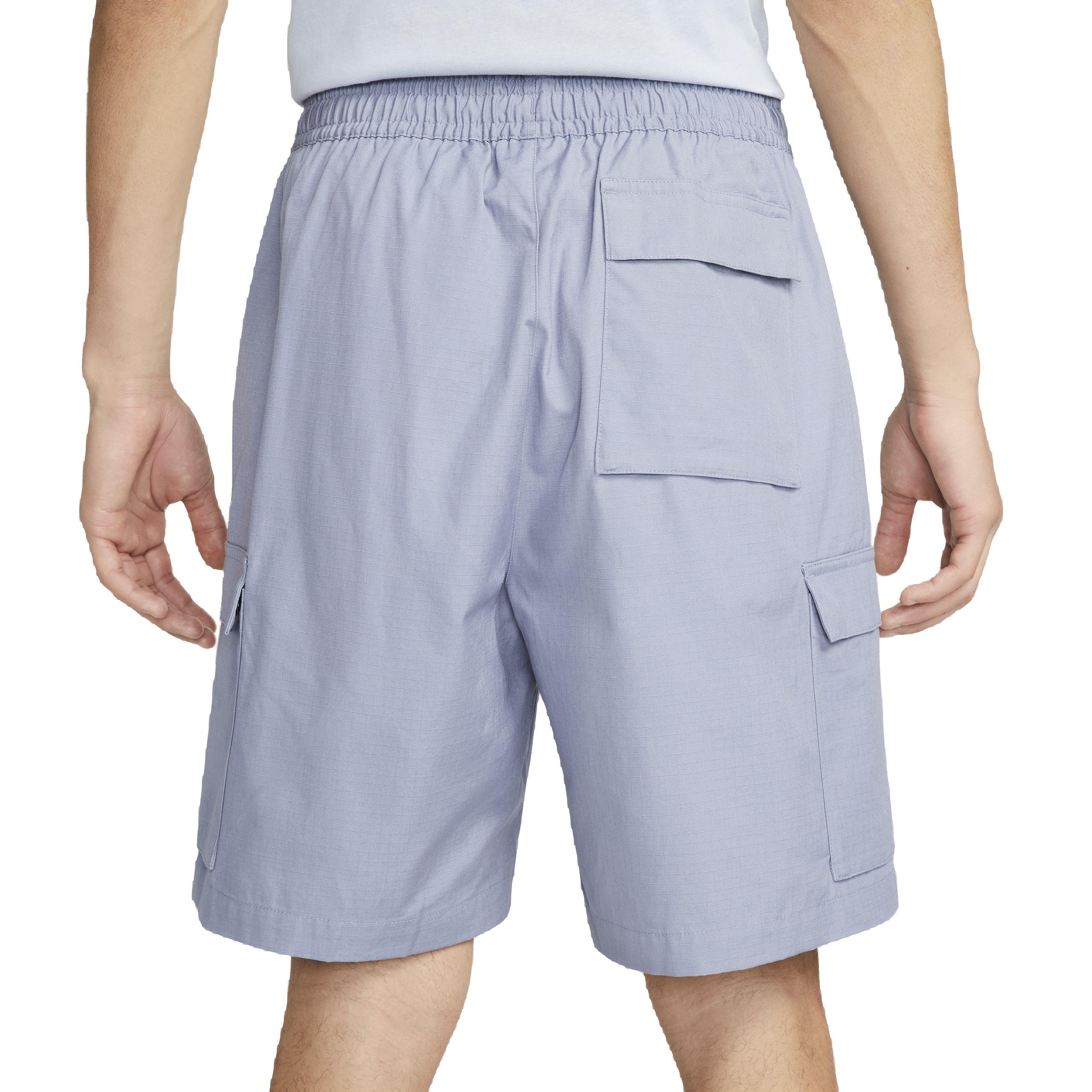 Nike Men's Club Woven Cargo Shorts - BLUE Thumbnail View 2
