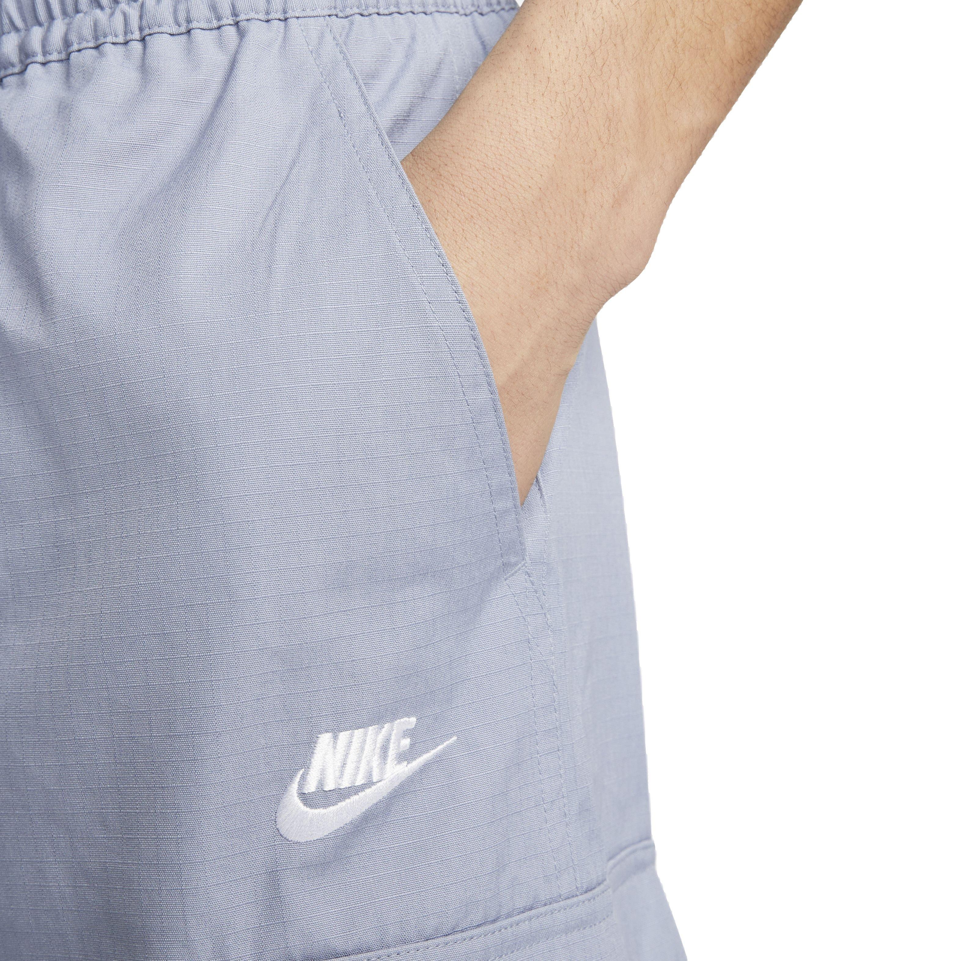Nike Men's Club Woven Cargo Shorts - BLUE Thumbnail View 4
