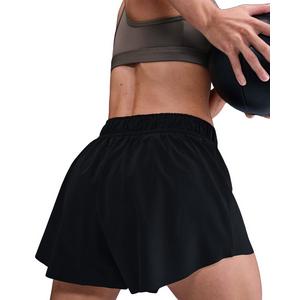 Nike Women's One Repel Mid-Rise 3" Brief-Lined Shorts -Black