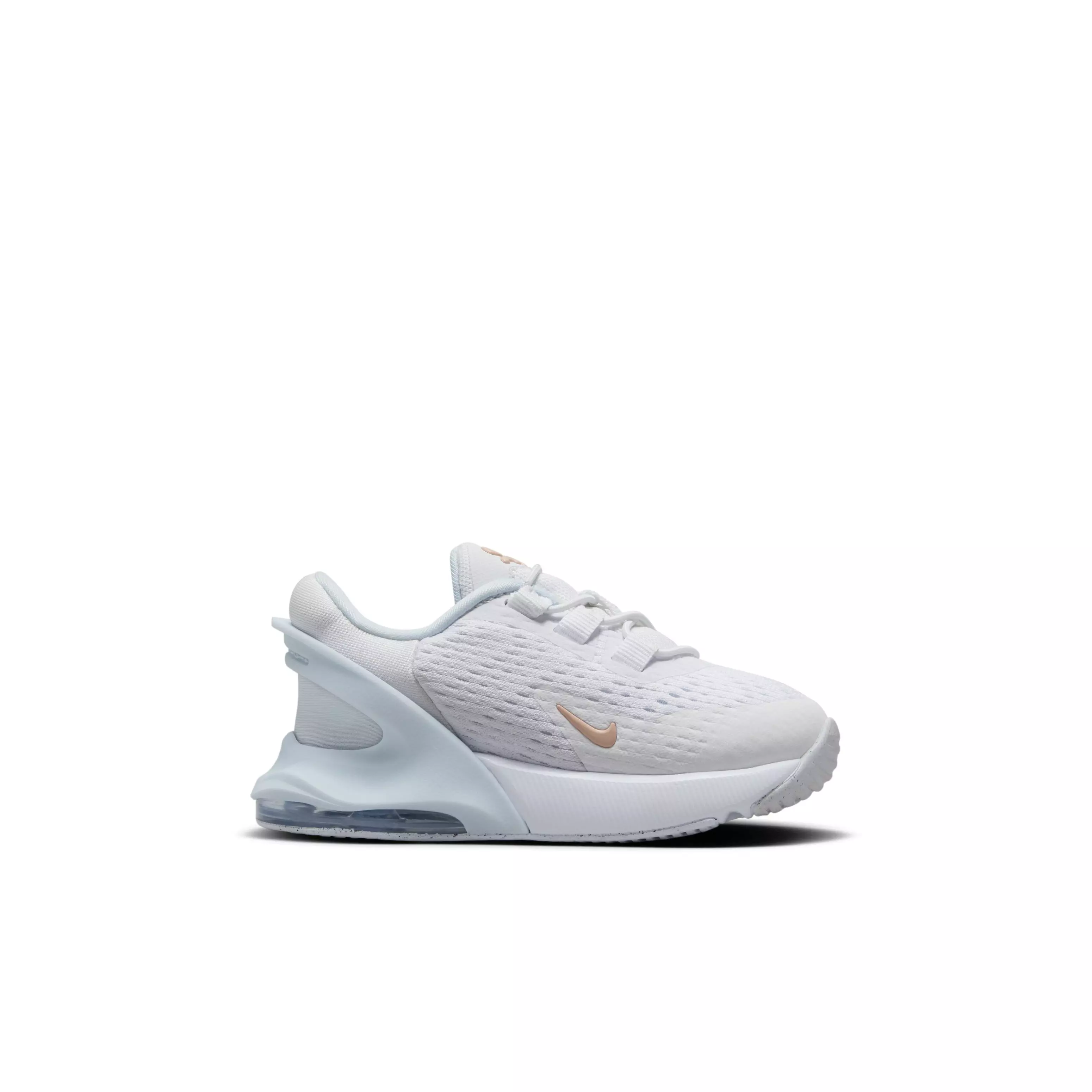 Nike Air Max 270 GO "White/Blue Tint/White/Arctic Orange" Infant Boys' Shoe - WHITE/BLUE/WHITE/ORANGE