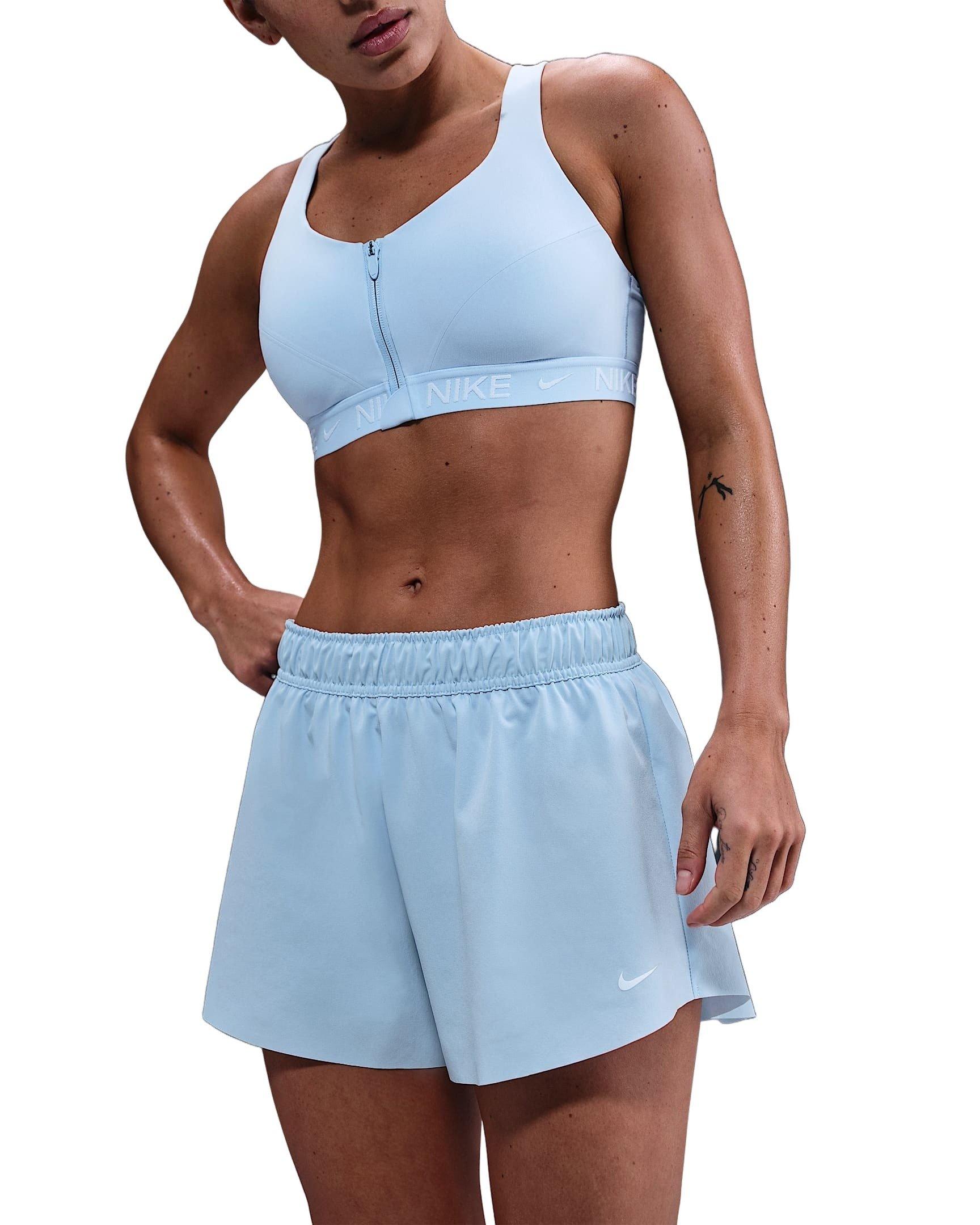 Nike Women's One Repel Mid-Rise 3" Brief-Lined Shorts - Lt Blue - LT BLUE Thumbnail View 1
