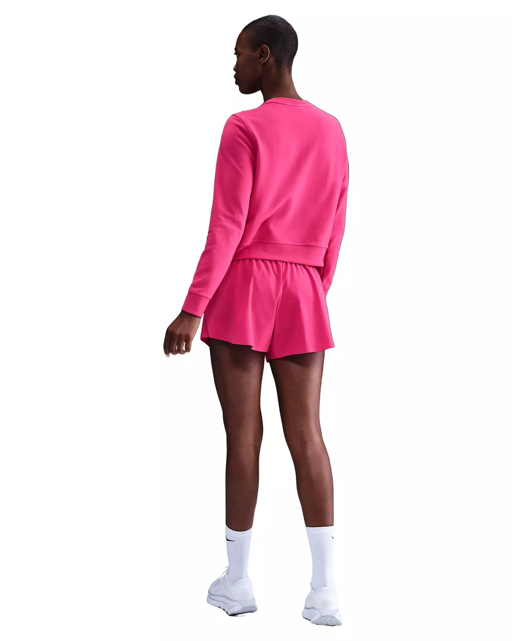 Nike Women's One Repel Mid-Rise 3" Brief-Lined Shorts -Pink - PINK